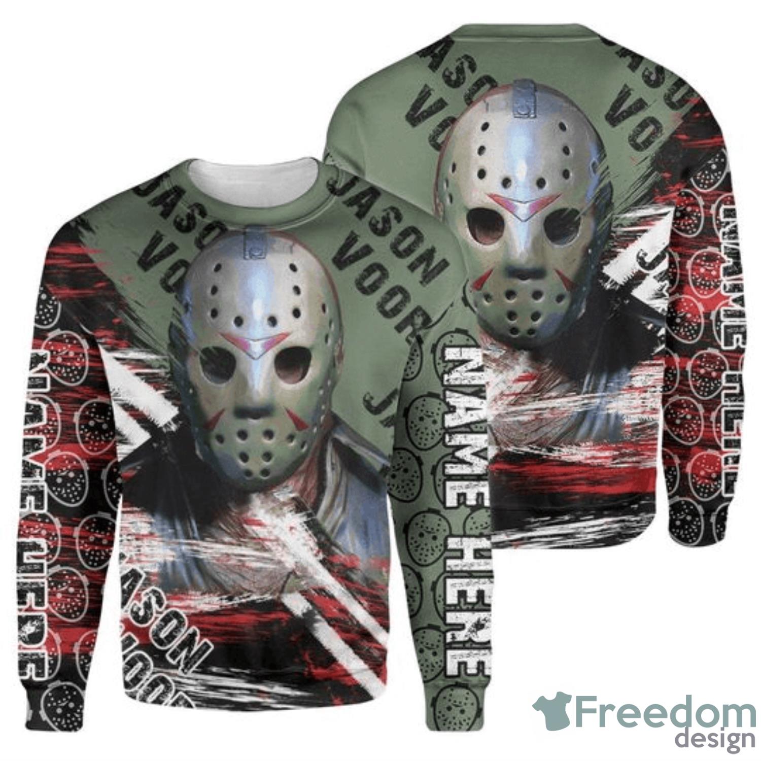 Personalized Jason Voorhees Gift Sweatshirt Product Photo 1 Personalized Jason Voorhees Gift Sweatshirt Product Photo 1