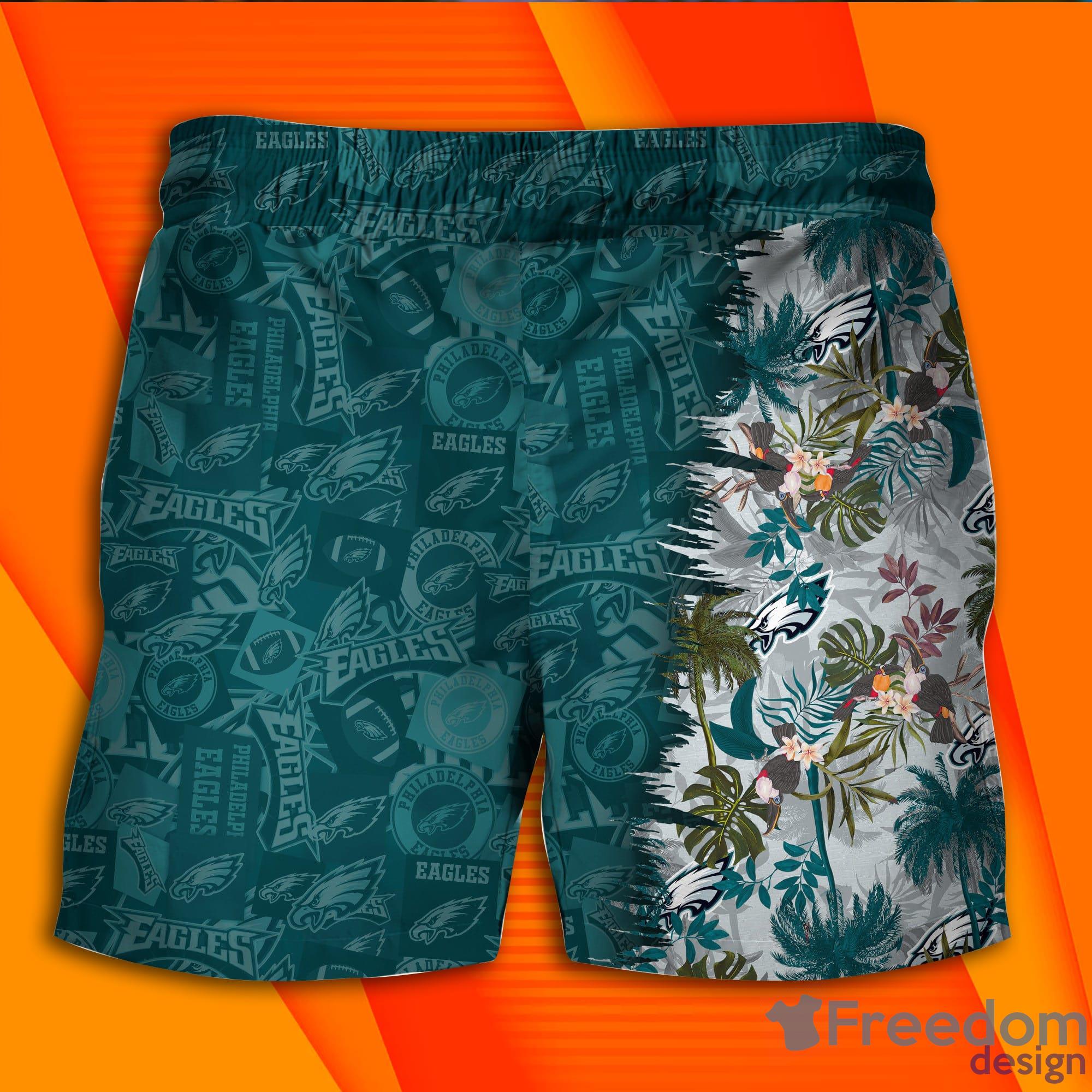 Philadelphia Eagles NFL Combo Hawaiian Shirt And Shorts Gift For Summer -  Freedomdesign