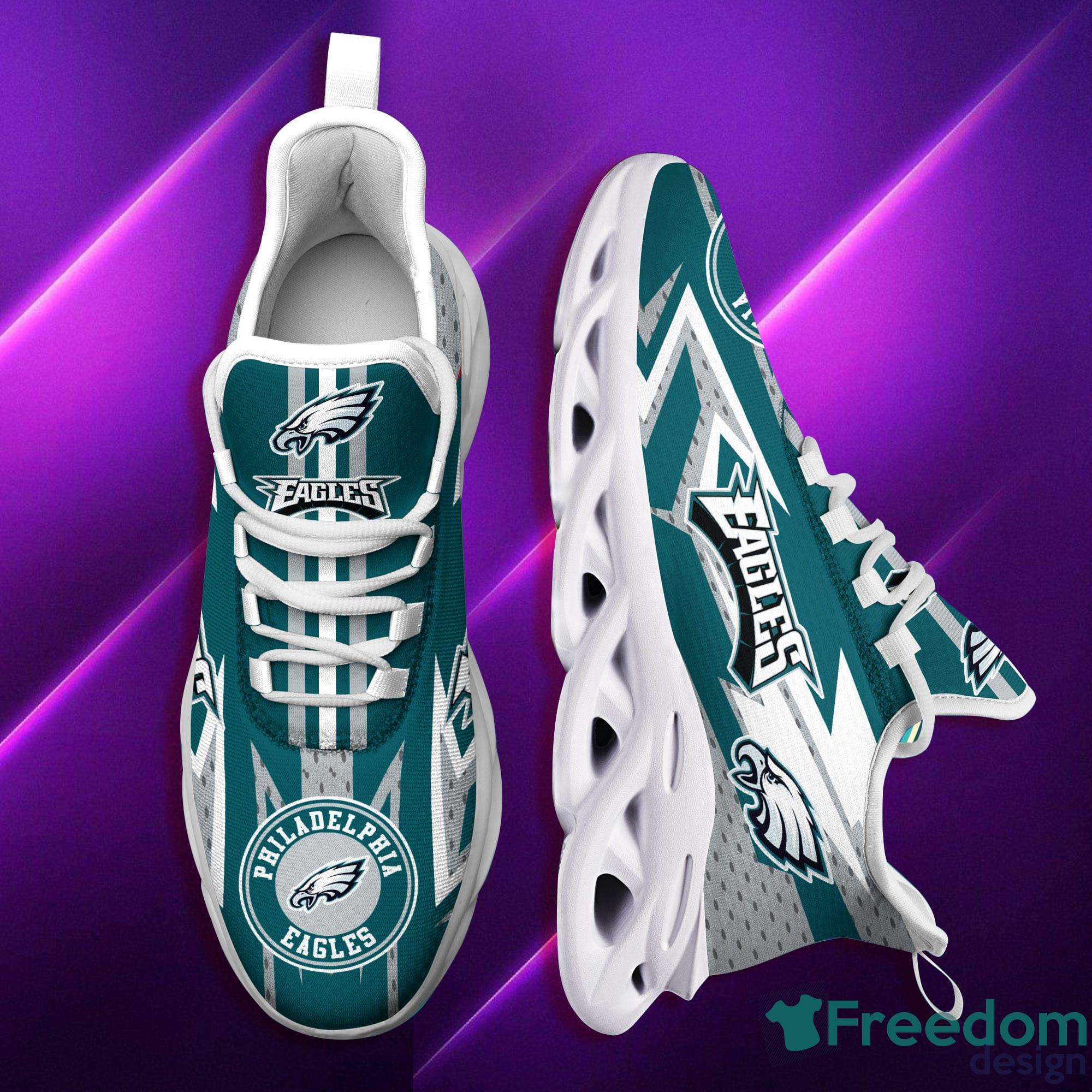 Two Colors Trending Lovely Philadelphia Eagles Sneakers – Best Funny Store