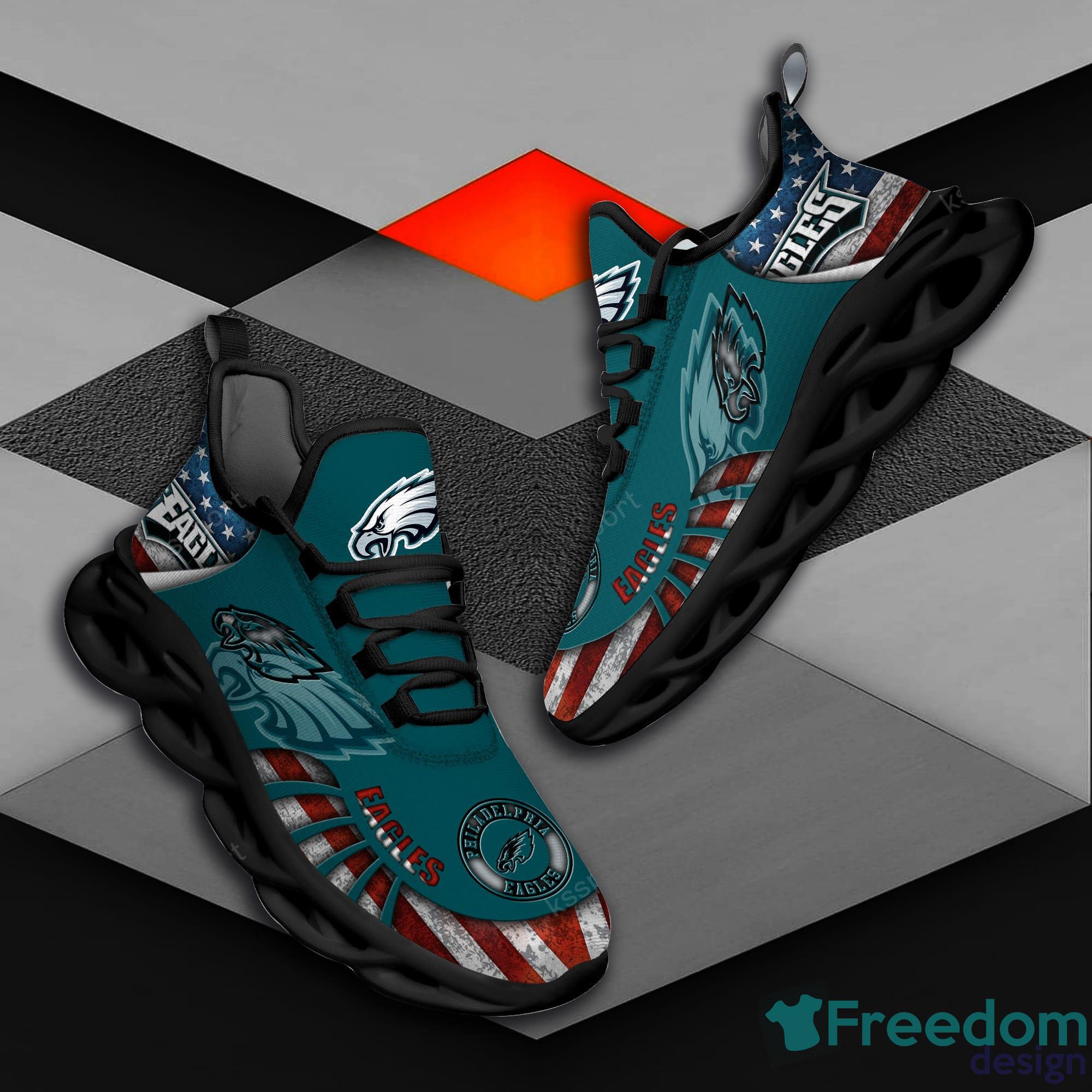 Philadelphia Eagles Team Max Soul Shoes Running Sneakers For Real Fans -  Freedomdesign