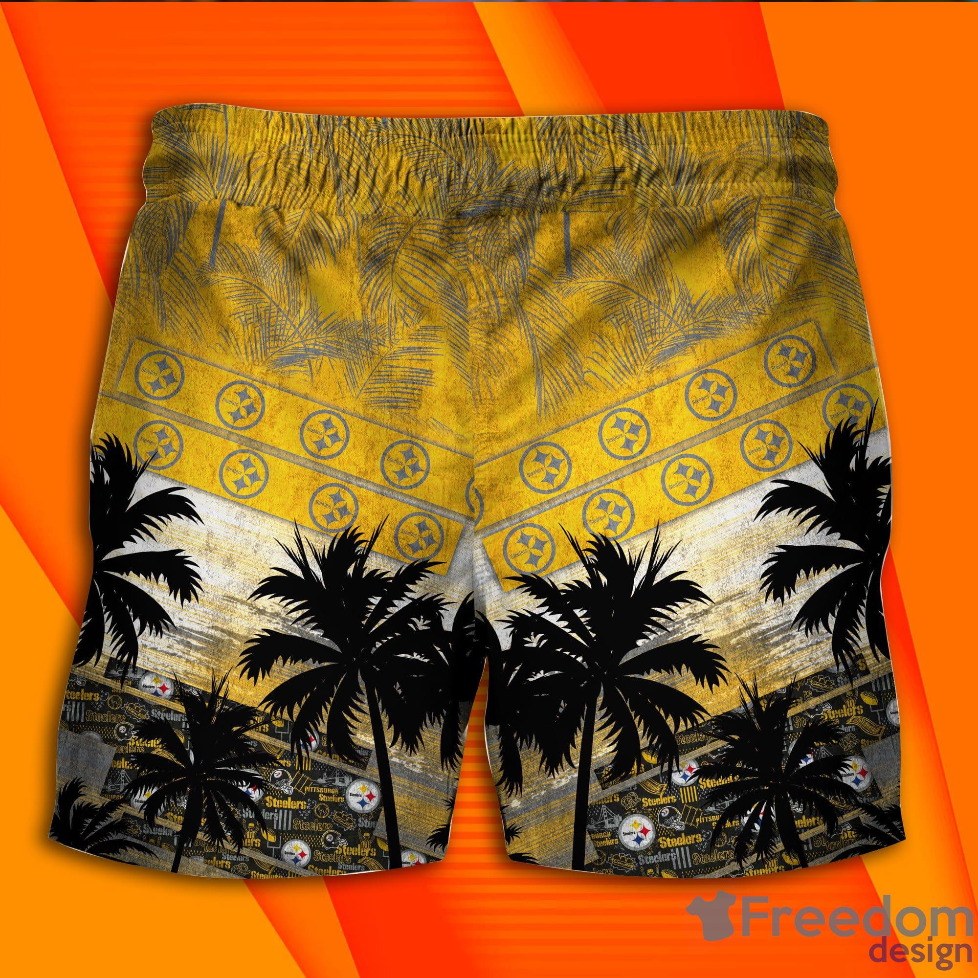 Pittsburgh Steelers NFL Hawaiian Shirt Style Tropical Pattern