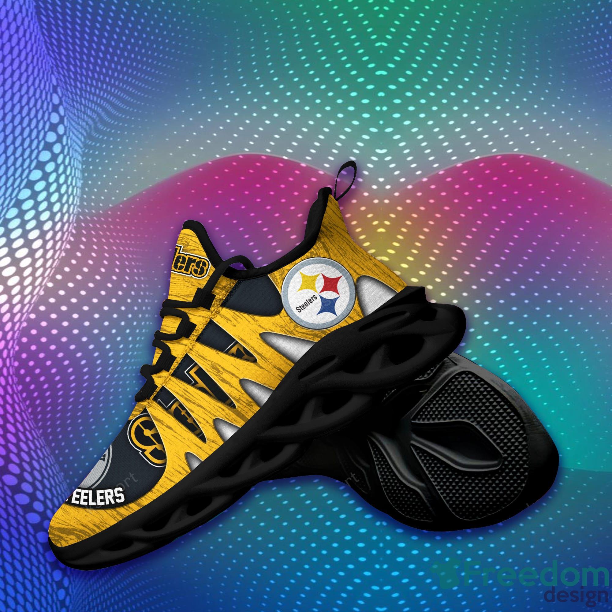 Pittsburgh Steelers NFL Max Soul Sneakers Sport Shoes - Freedomdesign