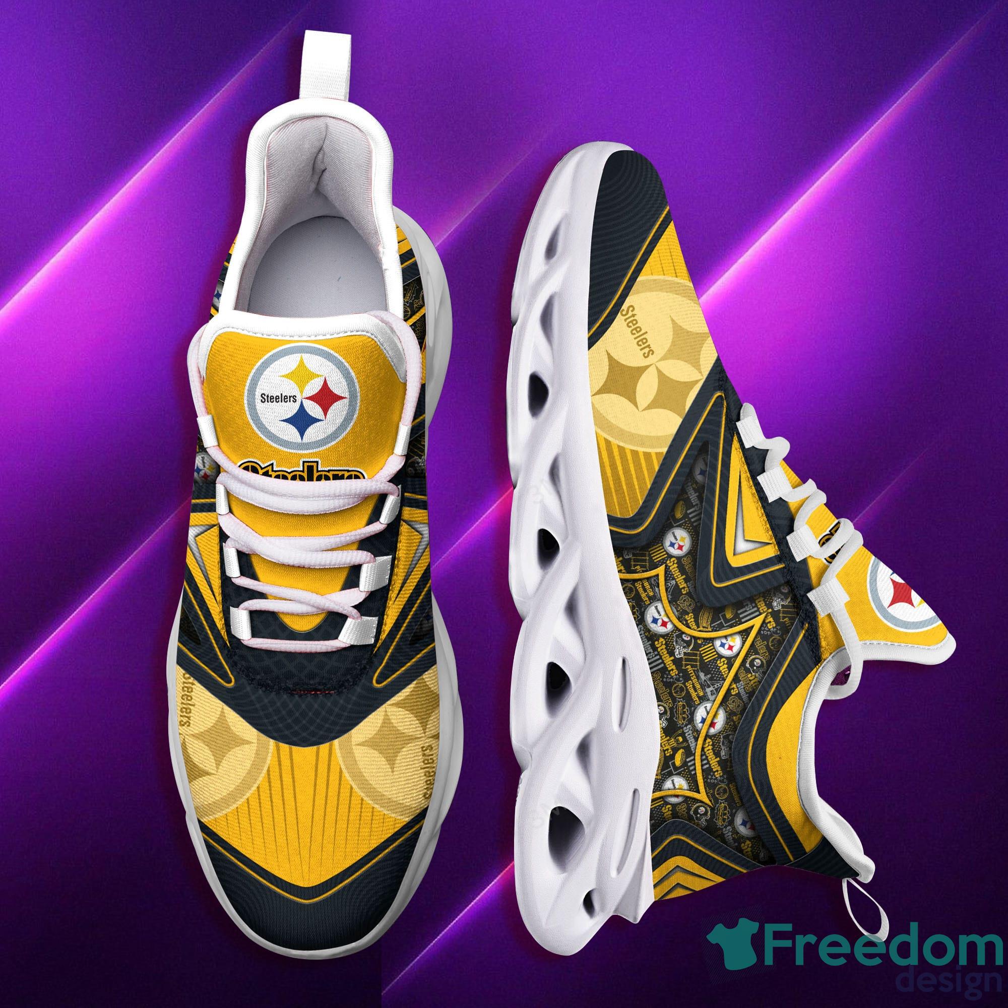 Pittsburgh Steelers NFL Max Soul Sneakers Sport Shoes - Freedomdesign