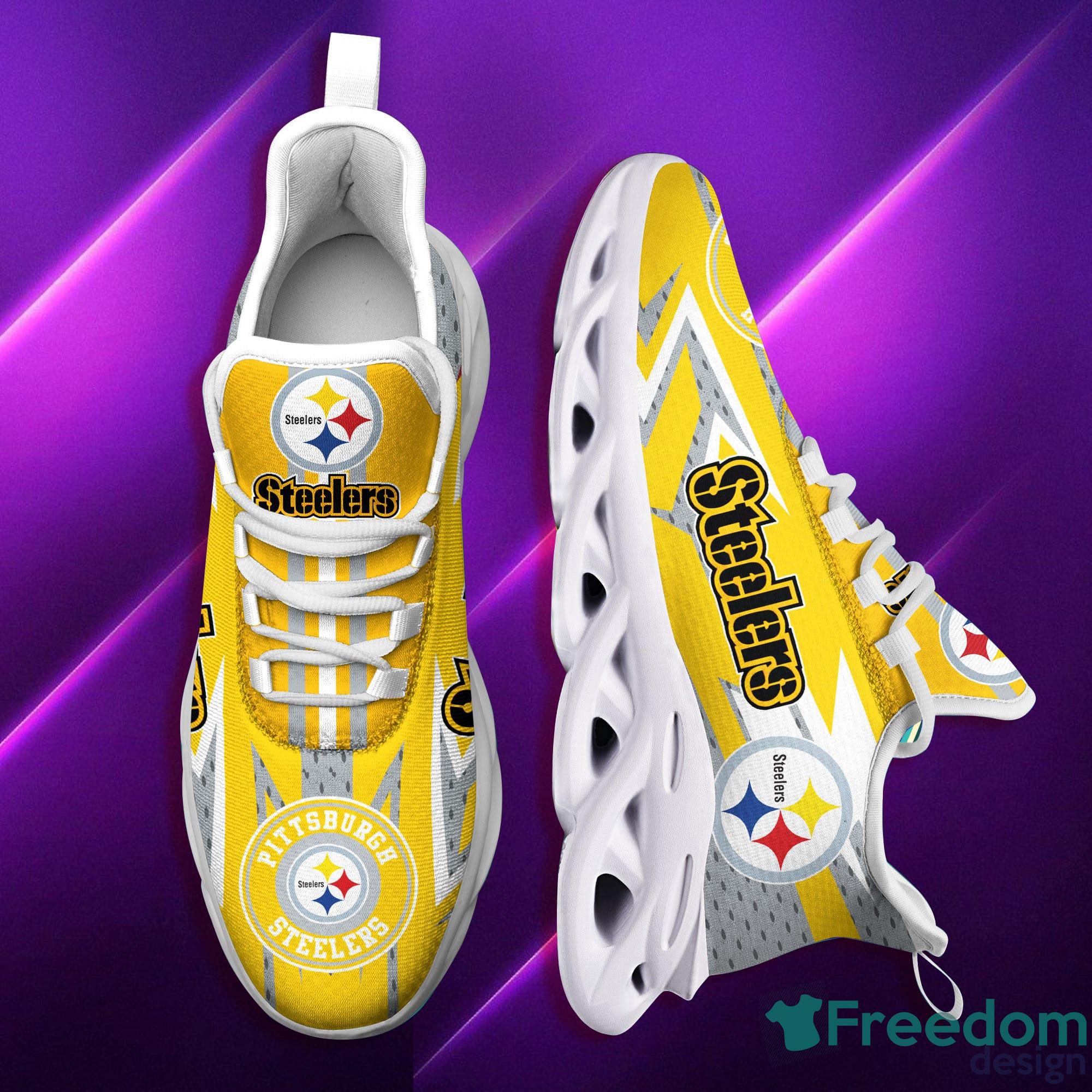 Pittsburgh Steelers NFL Max Soul Sneakers Sport Shoes - Freedomdesign