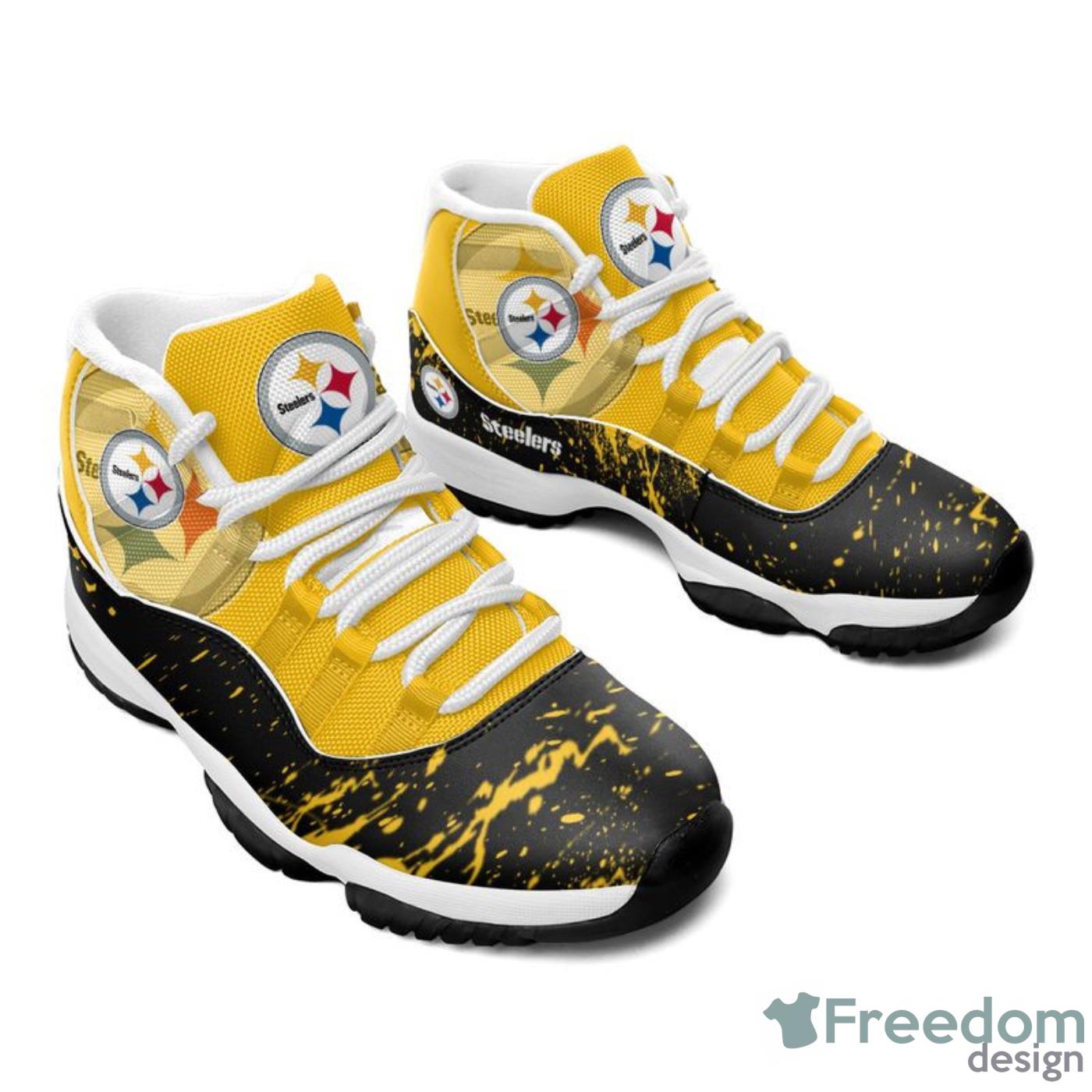 Pittsburgh Steelers NFL Air Jordan 11 Sneakers Shoes Gift For Fans