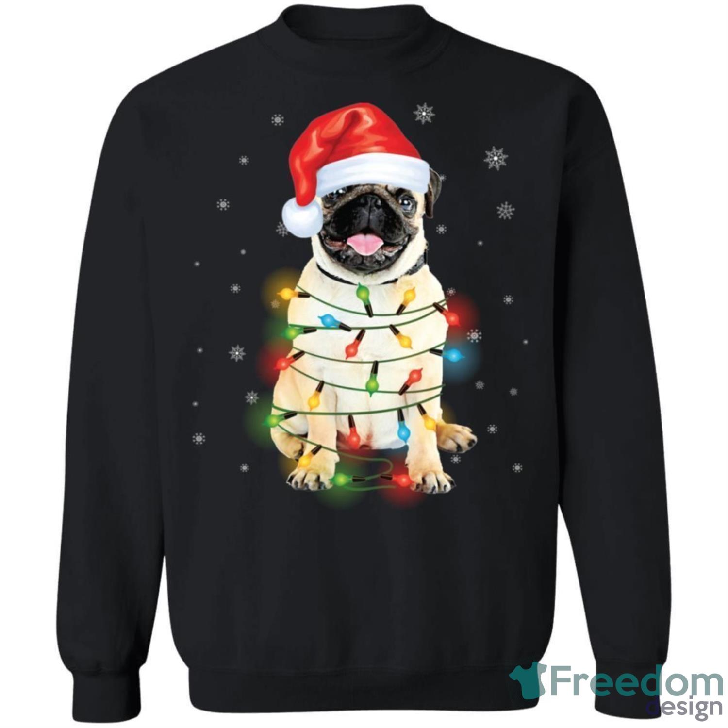 christmas pug sweatshirt