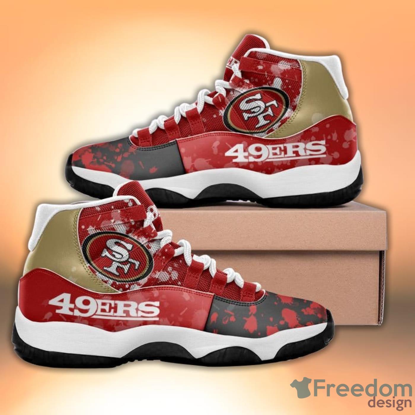 San Francisco 49ers For Fans Air Jordan 11 Shoes