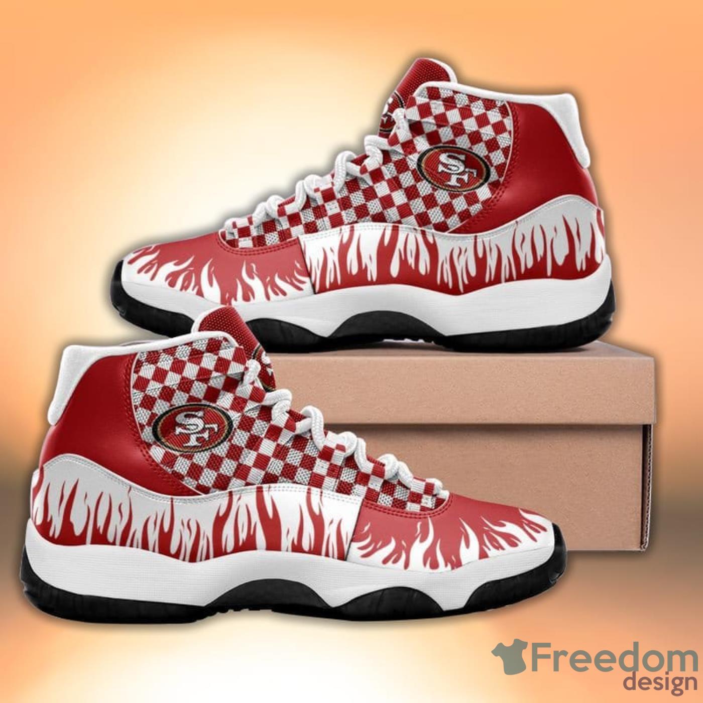 San Francisco 49ers Pattern Galaxy Style Sneaker Air Jordan 11 11 Shoes -  Freedomdesign