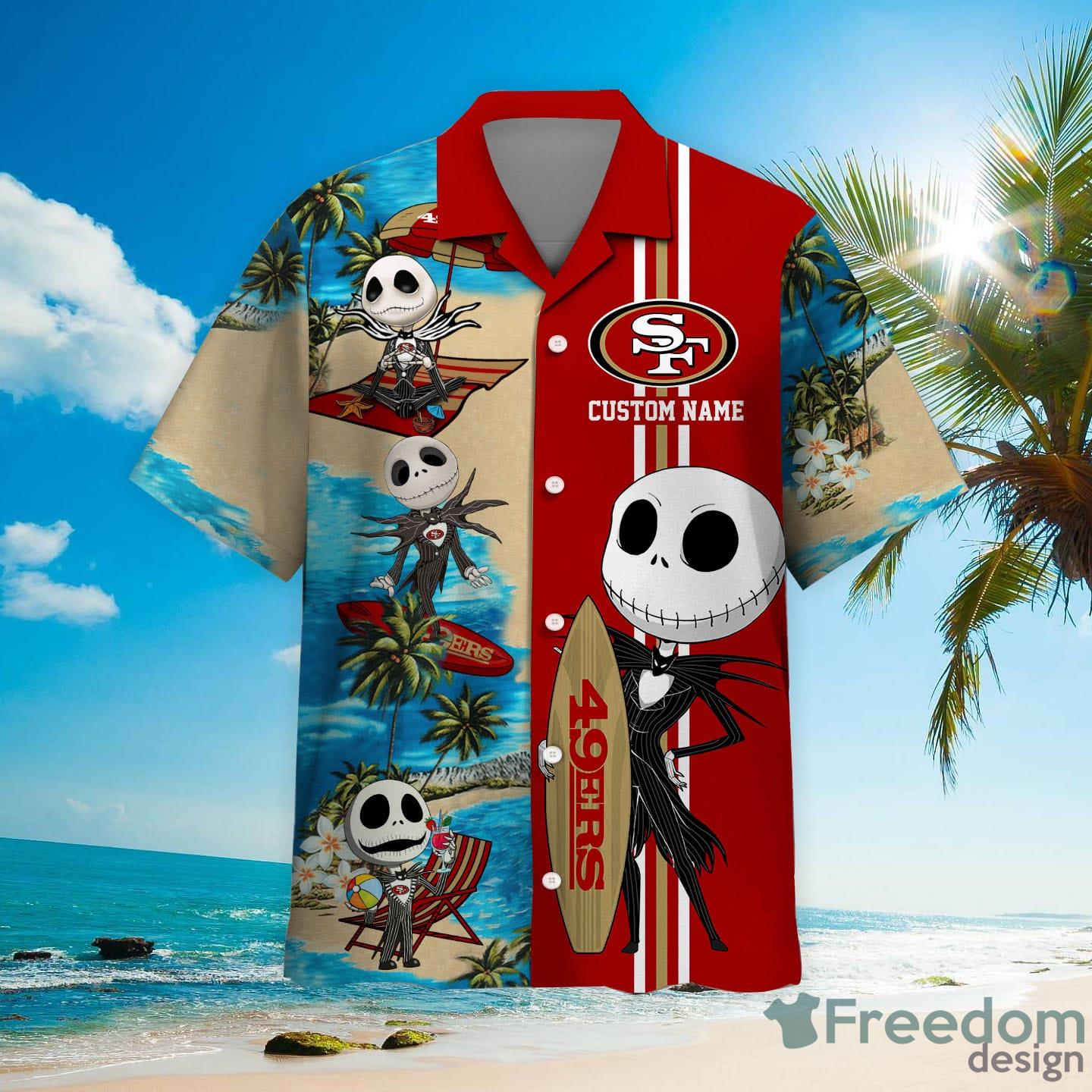 San Francisco 49ers Jack Skellington Ugly Sweater