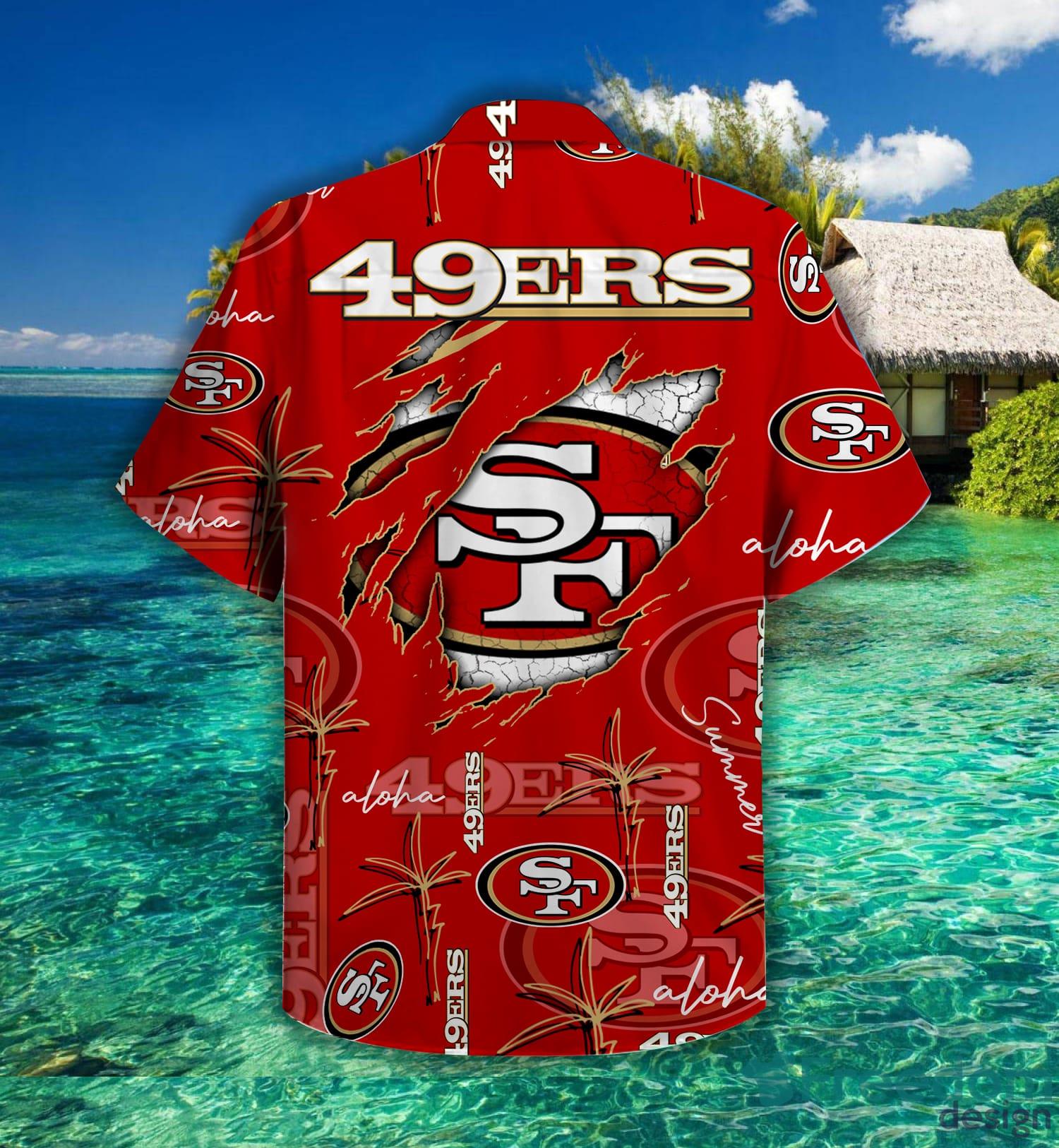 San Francisco 49Ers John Deere Hawaiian Shirt John Deere Apparel