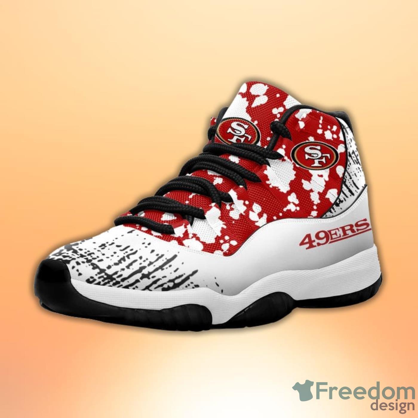 San Francisco 49ers Pattern Texture Style Sneaker Air Jordan 11 11 Shoes Product Photo 5 San Francisco 49ers Pattern Texture Style Sneaker Air Jordan 11 11 Shoes Product Photo 5