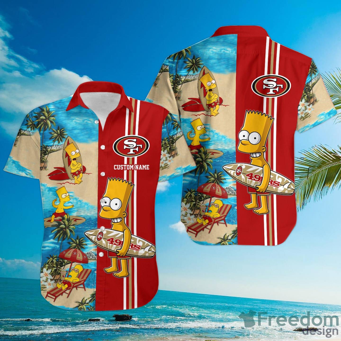 San Francisco 49ers Baby Yoda Custom Name Hawaiian Shirt - Freedomdesign