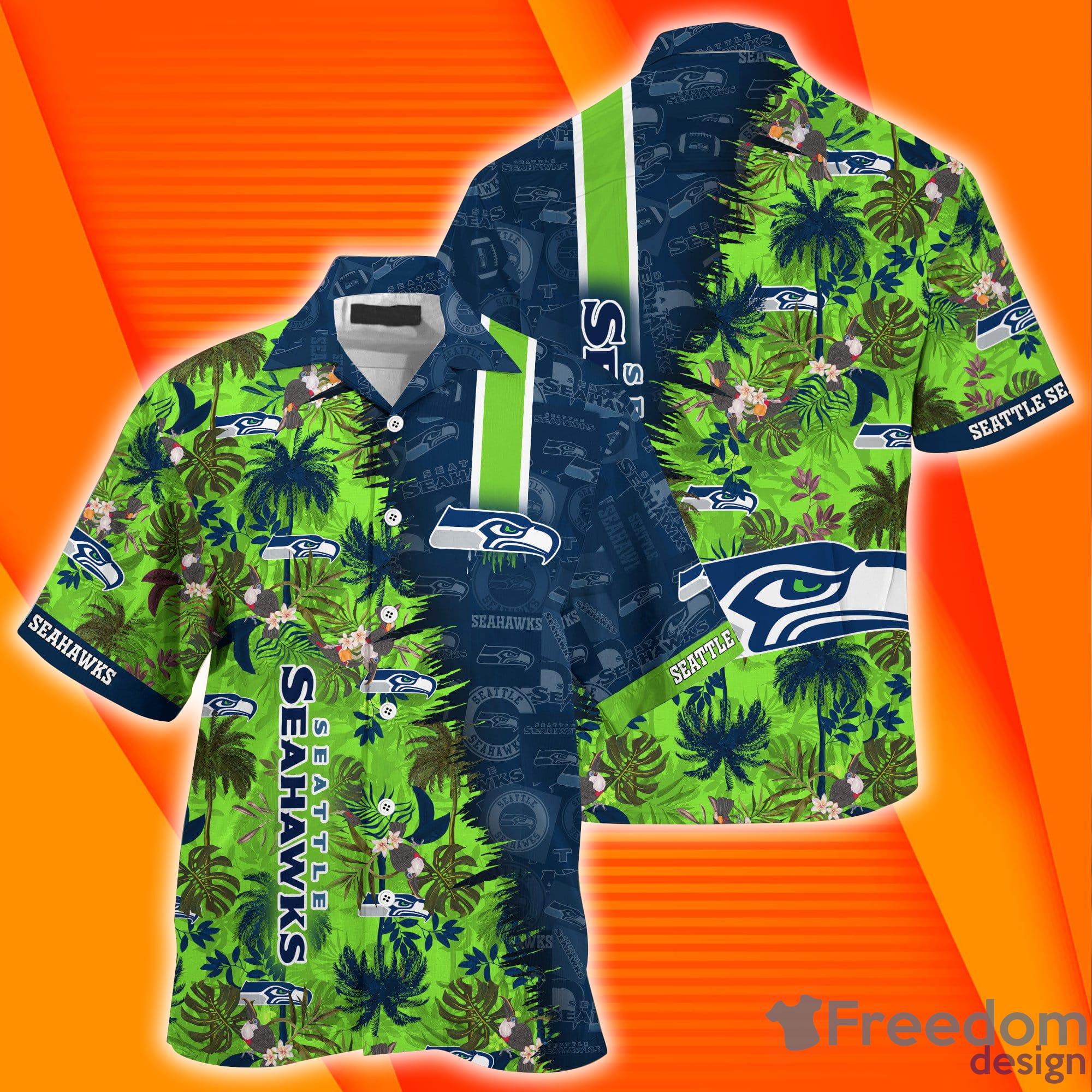 HOT Seattle Seahawks NFL Summer Hawaiian Shirt And Shorts