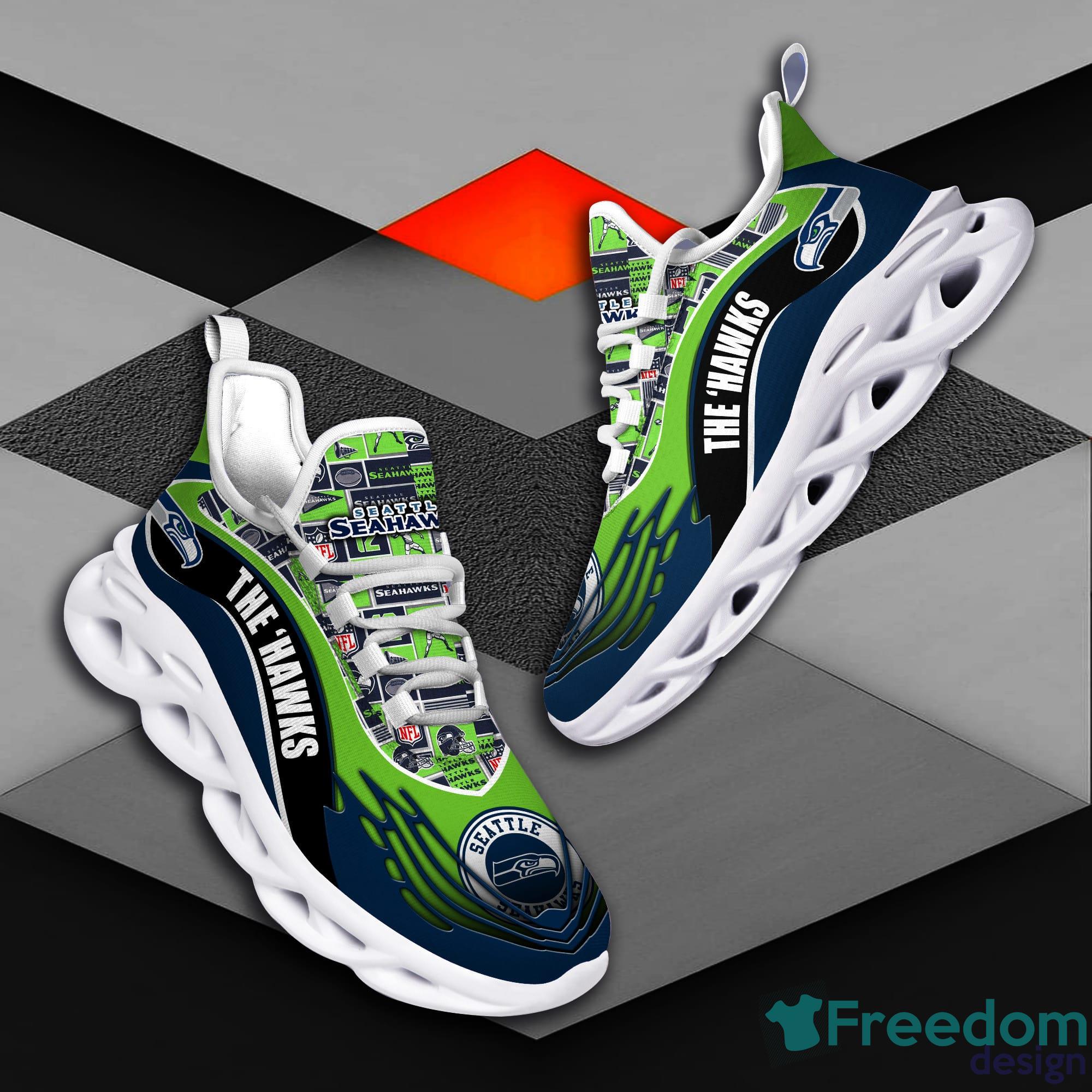 Seattle Seahawks NFL Unique Sneaker Max Soul Shoes - Freedomdesign