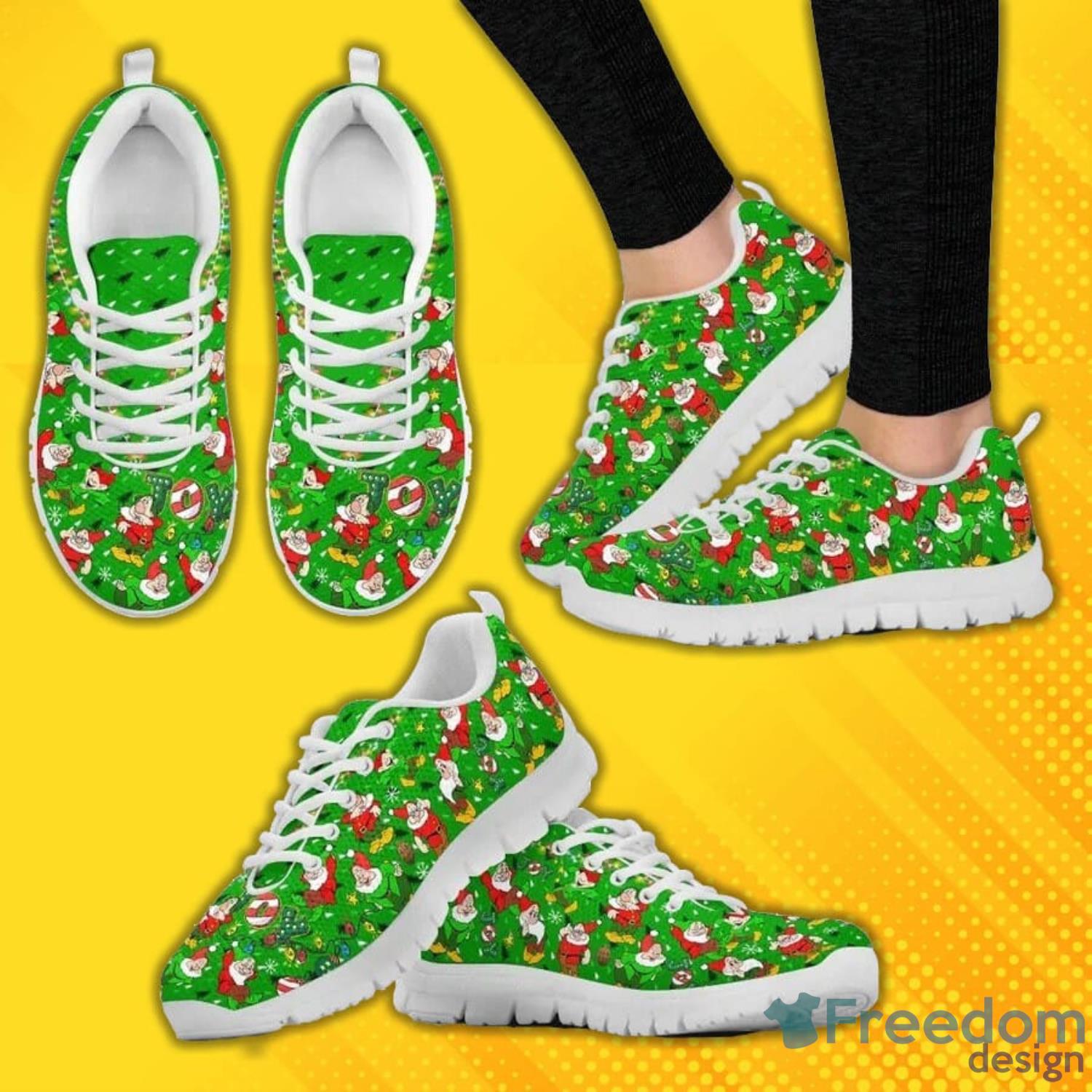 Seven Dwarfs Disney Xmas Disney Cartoon Lover Sneakers Product Photo 2