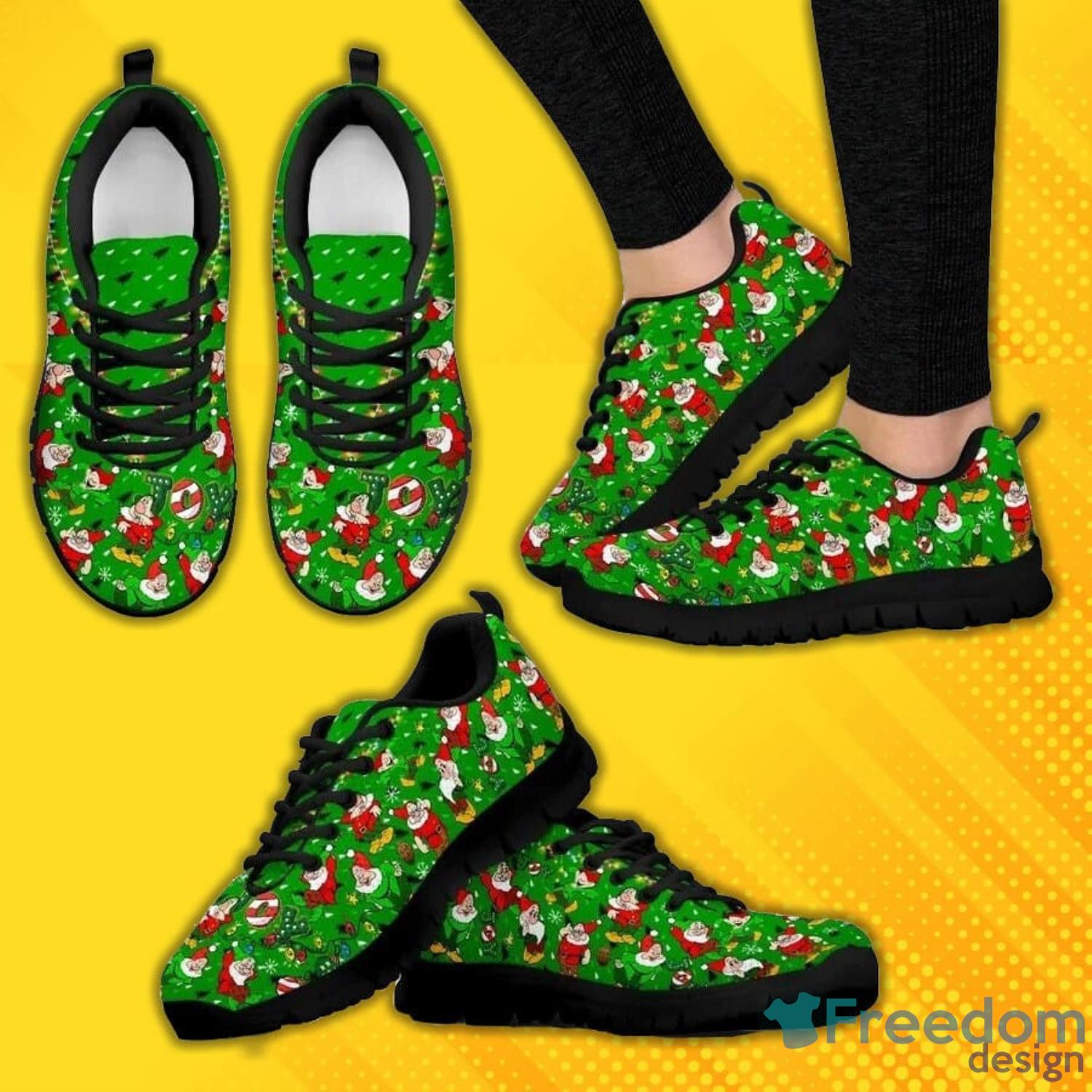 Seven Dwarfs Disney Xmas Disney Cartoon Lover Sneakers Product Photo 1