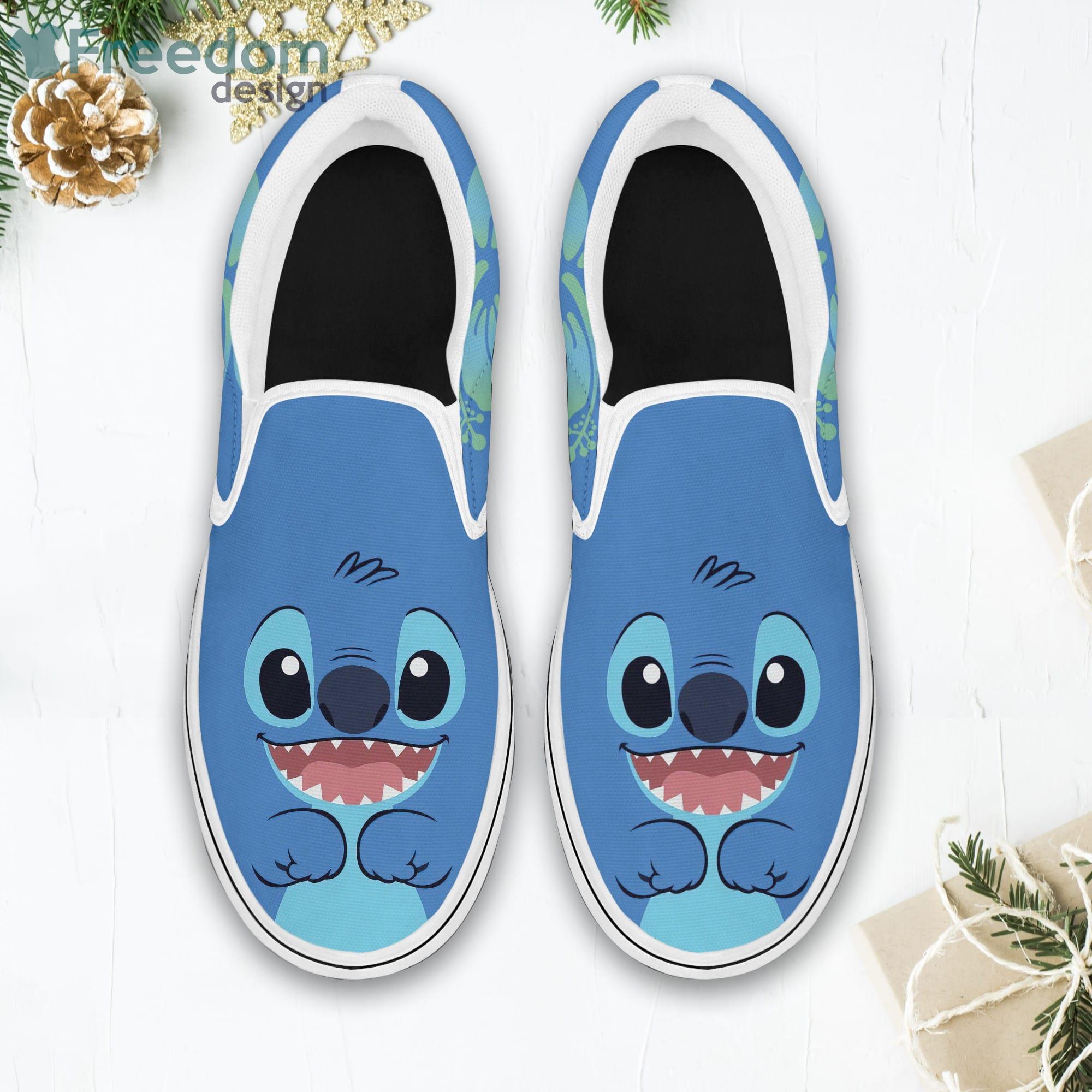Lilo and Stitch - Disney - Custom Painted Vans - Vans Slip-On