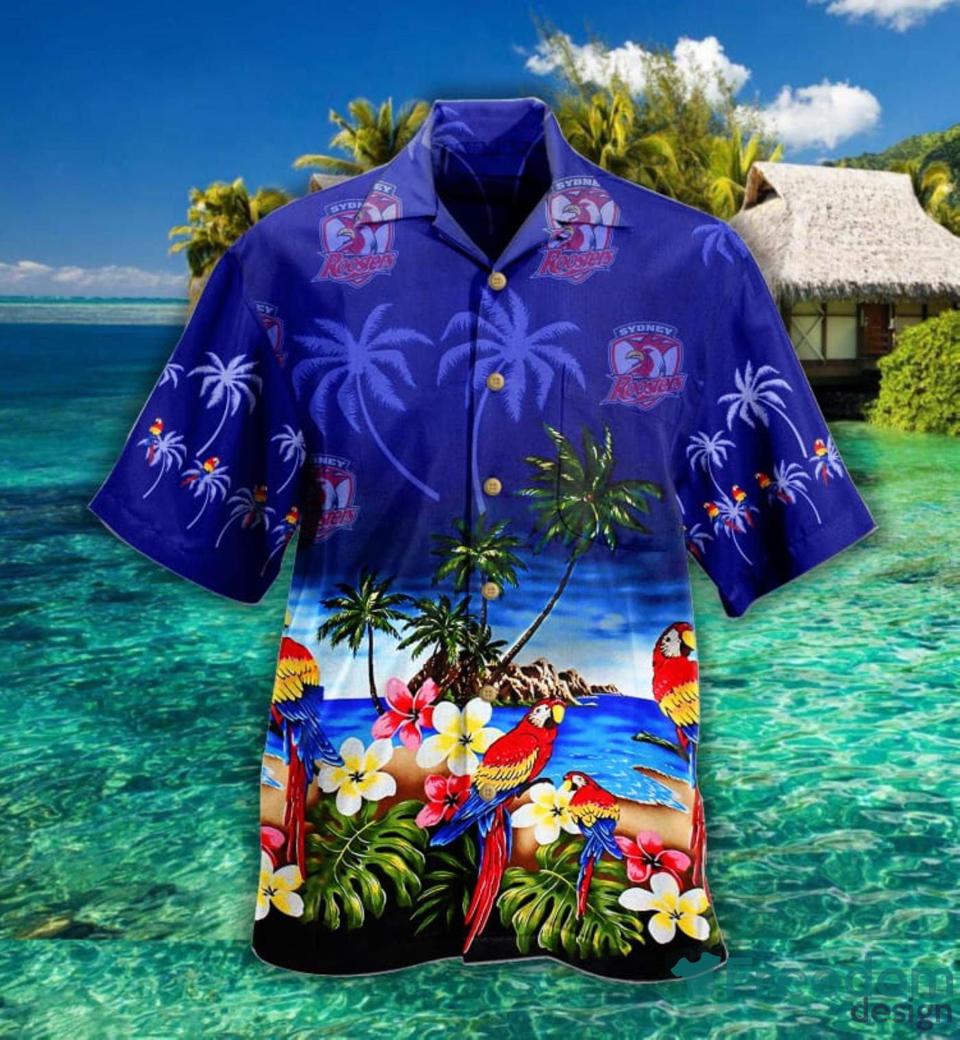 Parrots Pirates Hawaiian Shirt - iShirtPlus