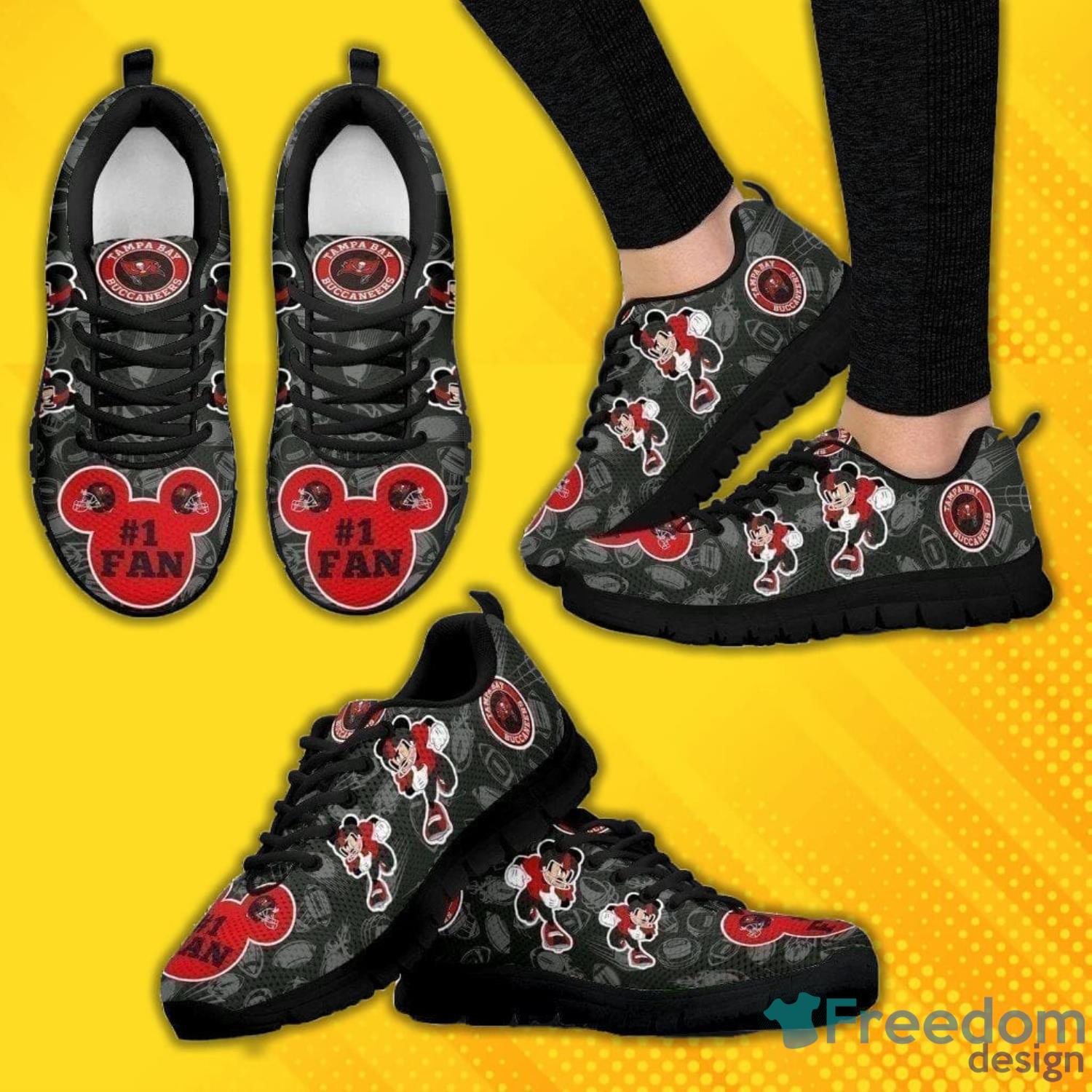 Tampa Bay Buccaneers Mickey Sneakers Shoes For Fans Product Photo 1