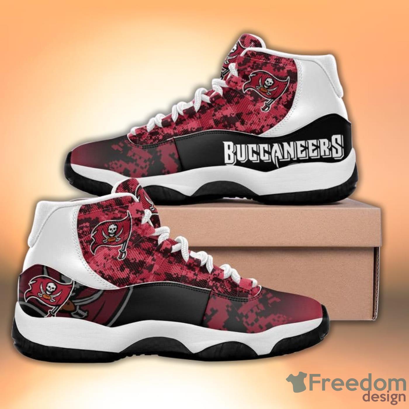 Tampa Bay Buccaneers Diamond Pattern Style Sneaker Air Jordan 11 Shoes