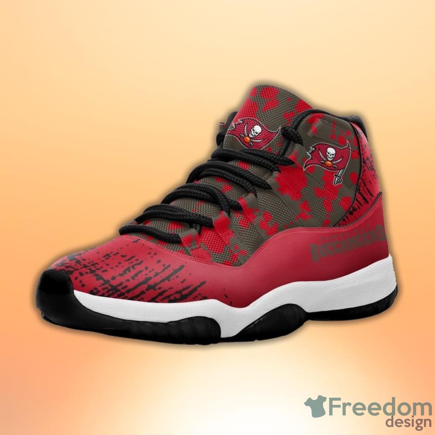 Tampa Bay Buccaneers Diamond Pattern Style Sneaker Air Jordan 11 Shoes