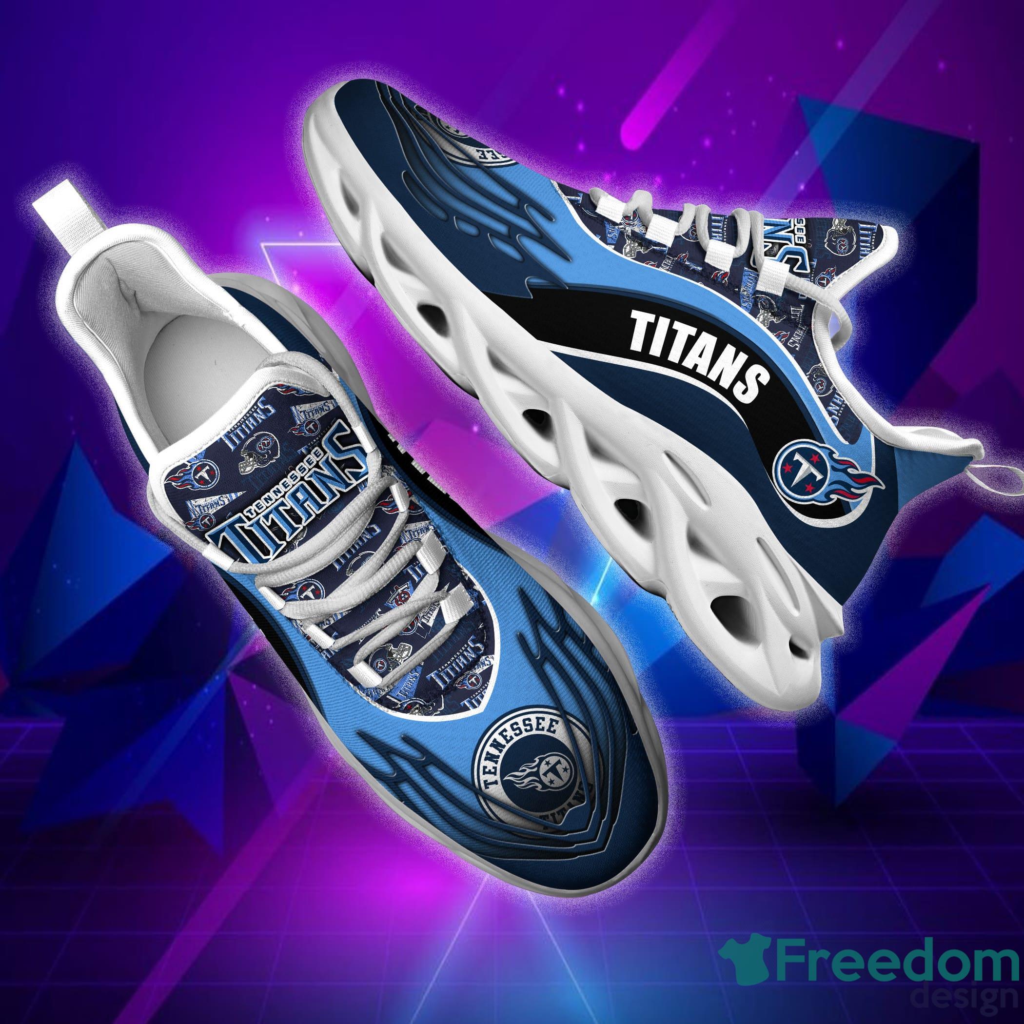 Tennessee Titans NFL Unique Sneaker Max Soul Shoes - Freedomdesign