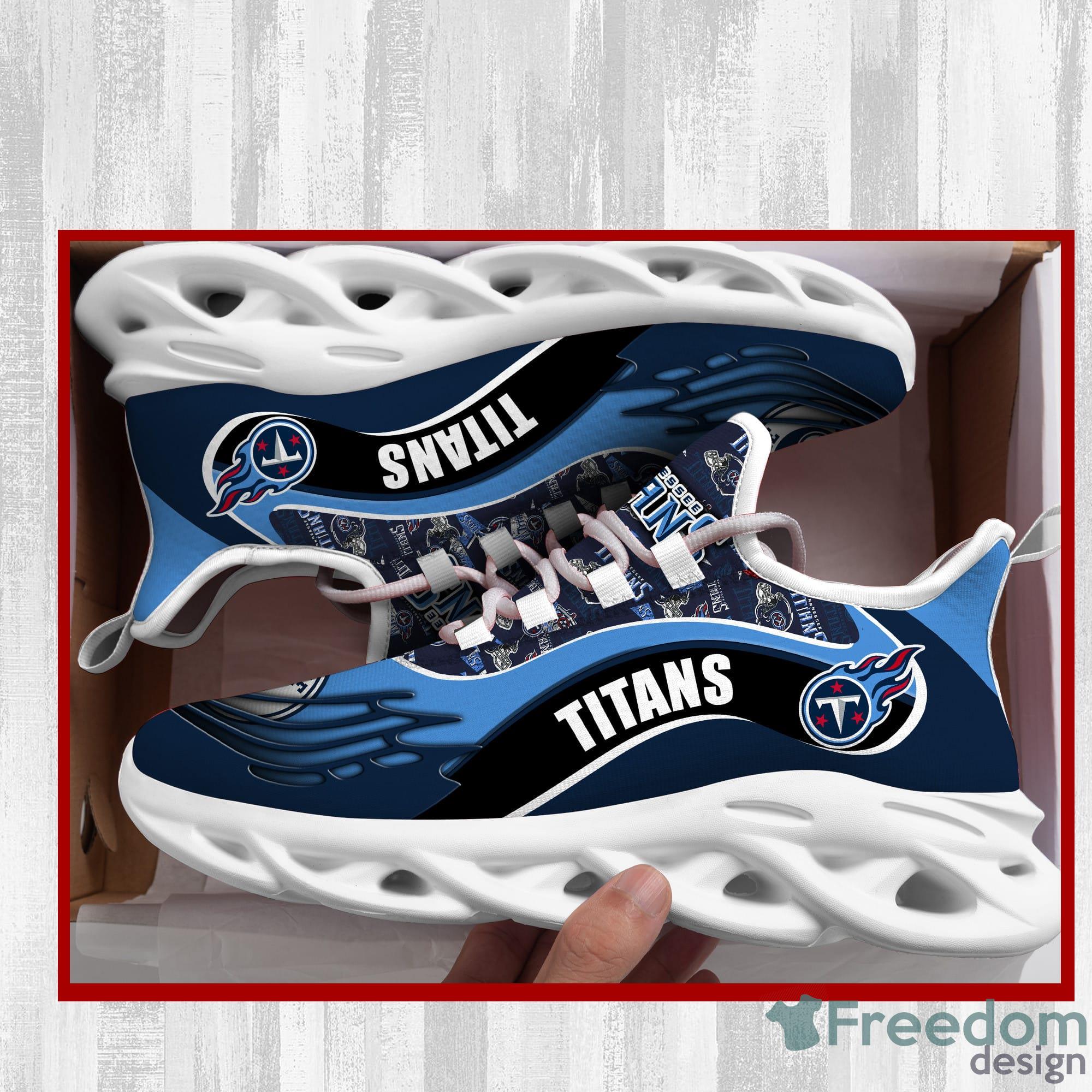 Tennessee Titans NFL Unique Sneaker Max Soul Shoes - Freedomdesign