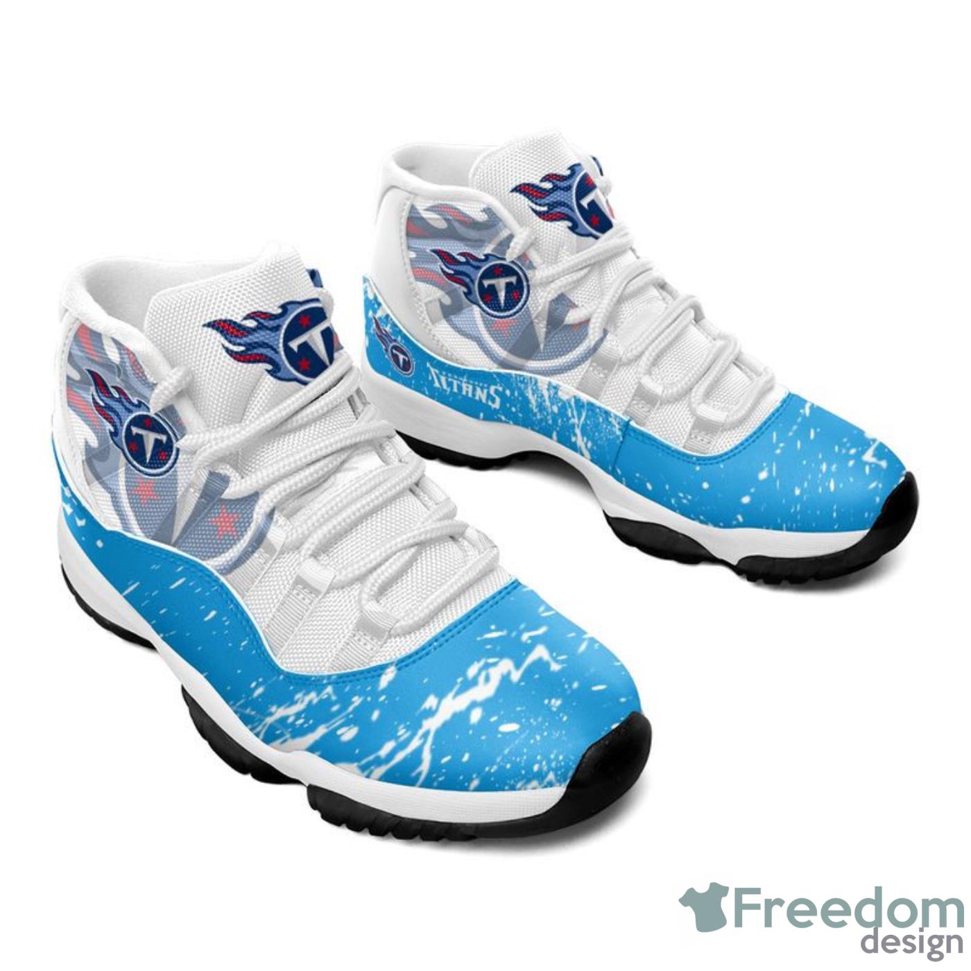 Tennessee Titans NFL Premium Air Jordan 11 Sneaker Custom Name