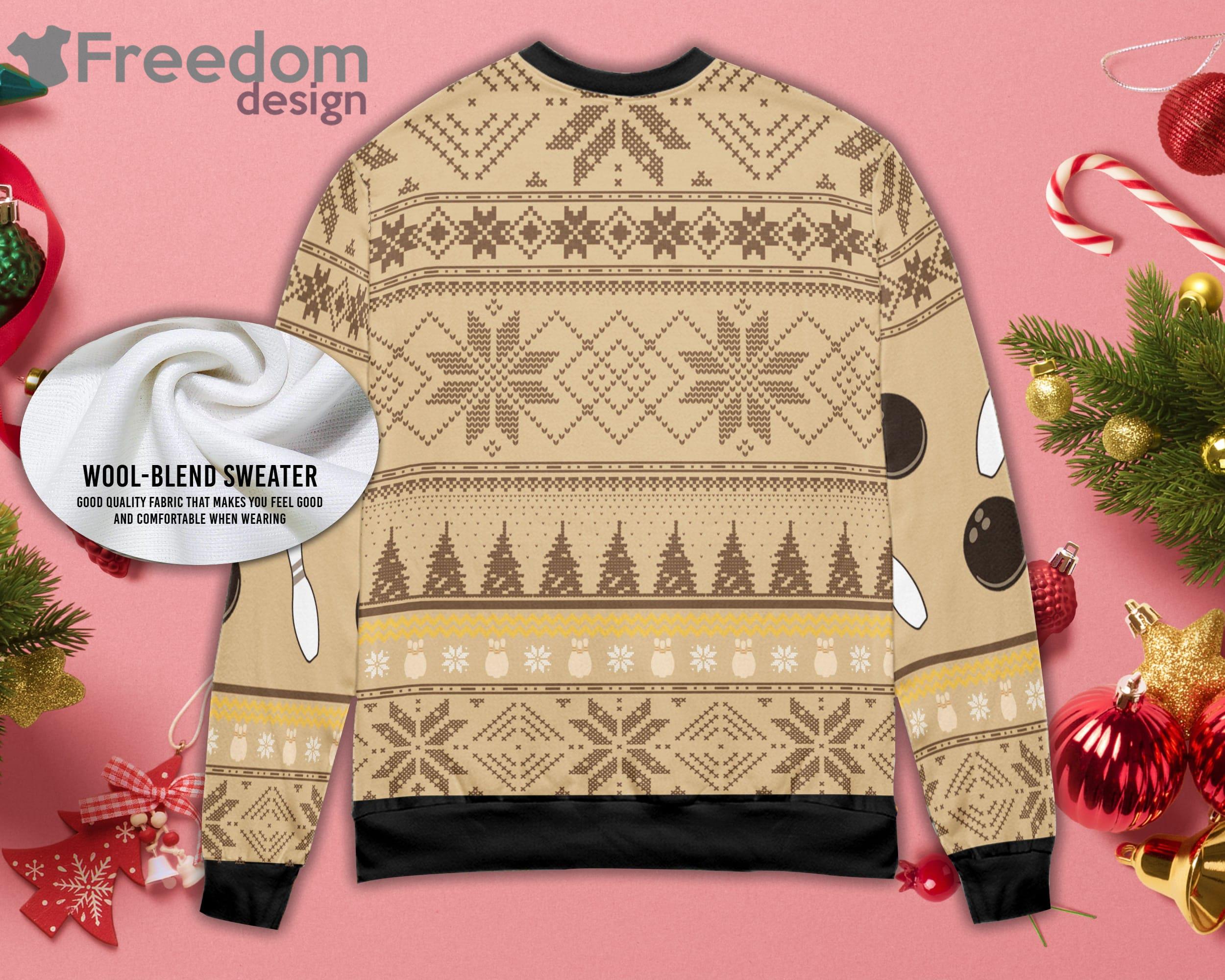 The Dude Abides Christmas Sweater Ugly Christmas Sweater image The Dude Abides Christmas Sweater Ugly Christmas Sweater Product Photo 2