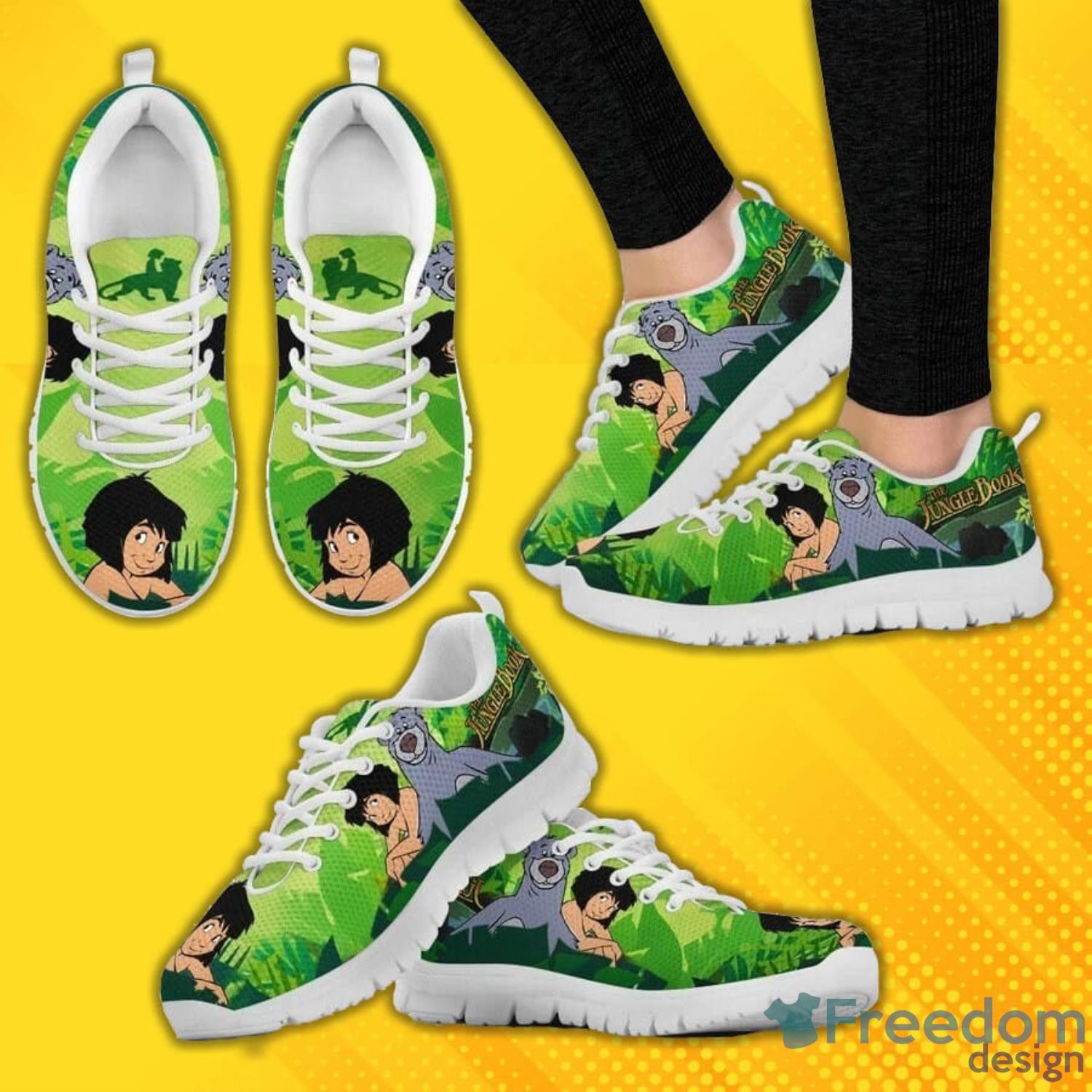 The Jungle Book Disney Disney Cartoon Lover Sneakers Product Photo 2