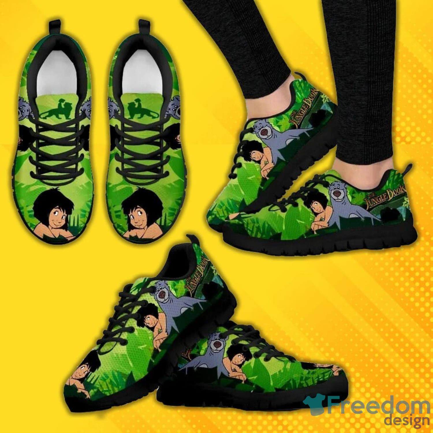 The Jungle Book Disney Disney Cartoon Lover Sneakers Product Photo 1