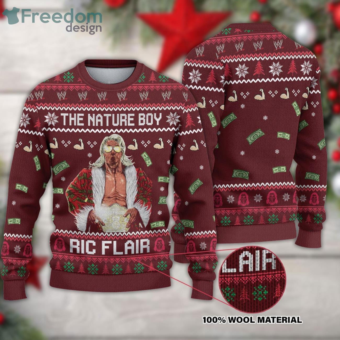The Nature Boy Ric Flair Christmas Ugly 