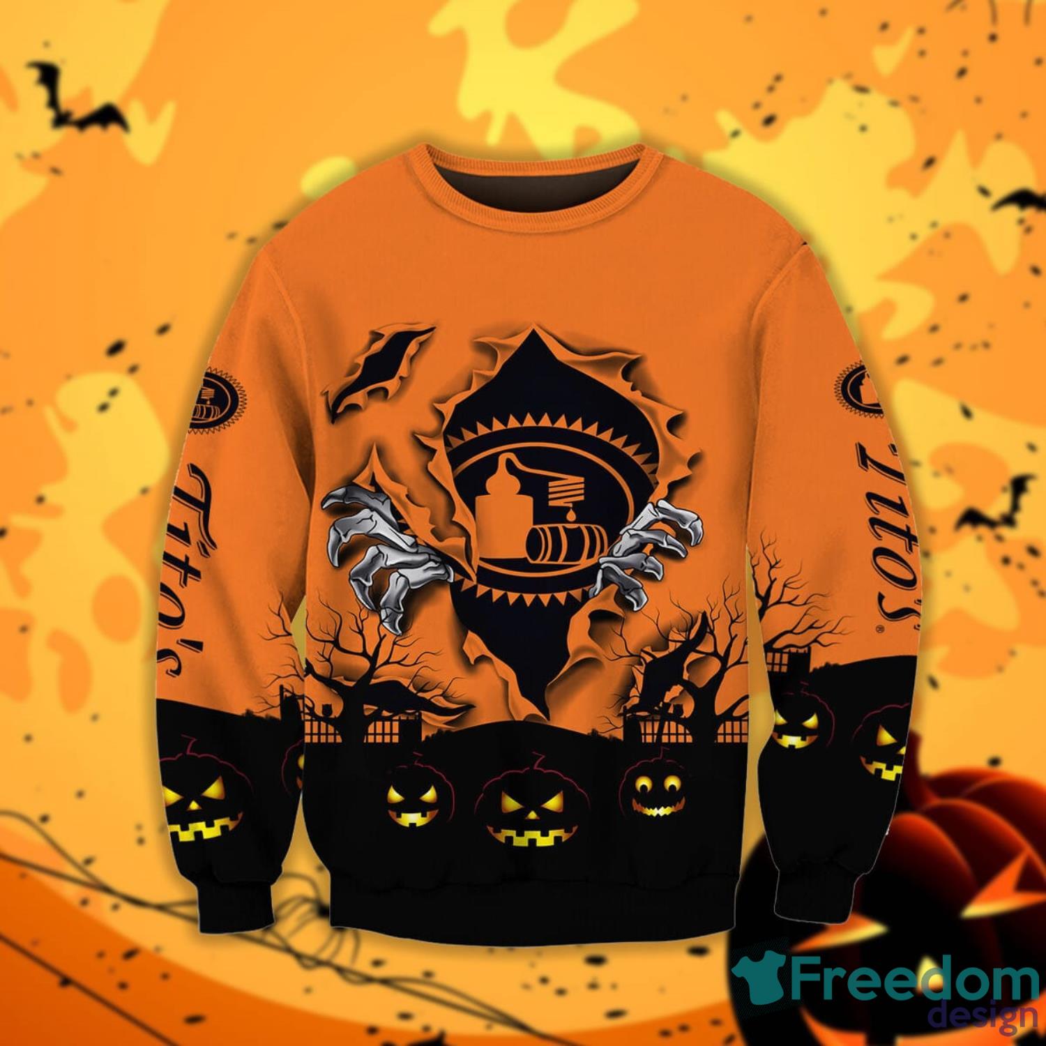 Twisted Tea Scary Night Halloween Gift Sweatshirt - Freedomdesign