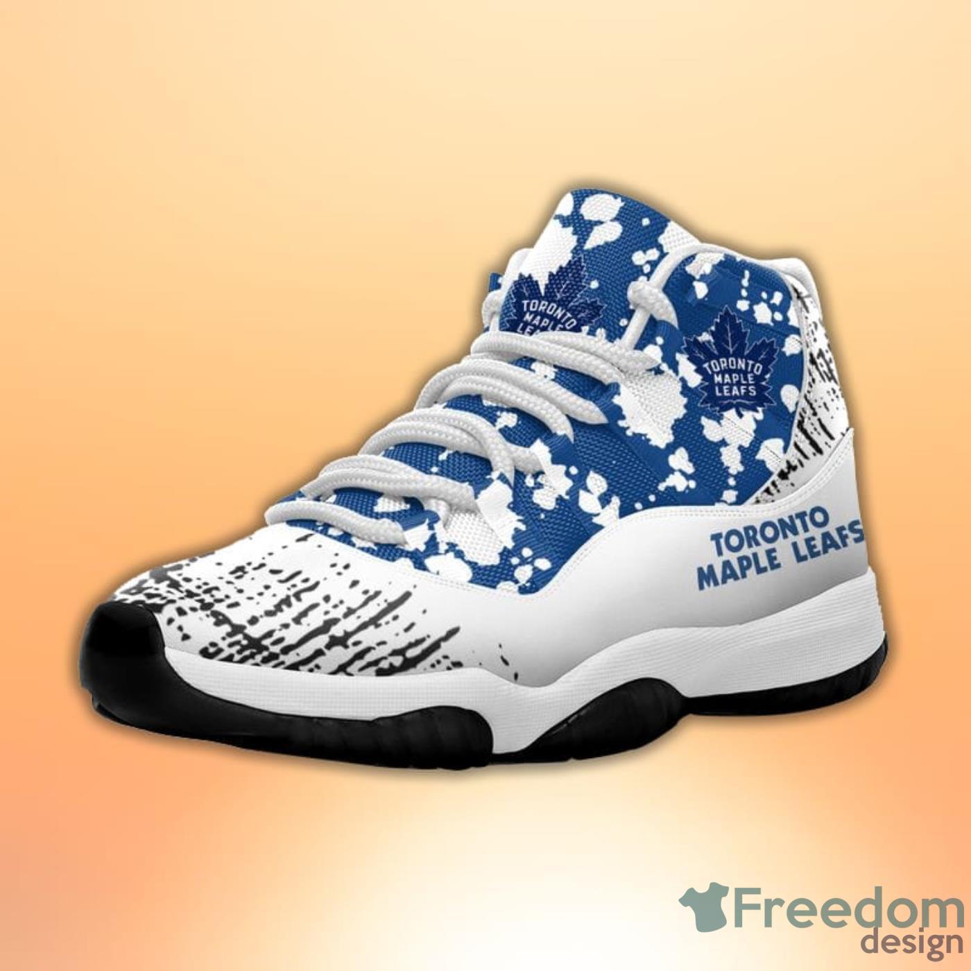 Toronto Maple Leafs Fans Pattern Camo Style Sneaker Air Jordan 11 Shoes -  Freedomdesign