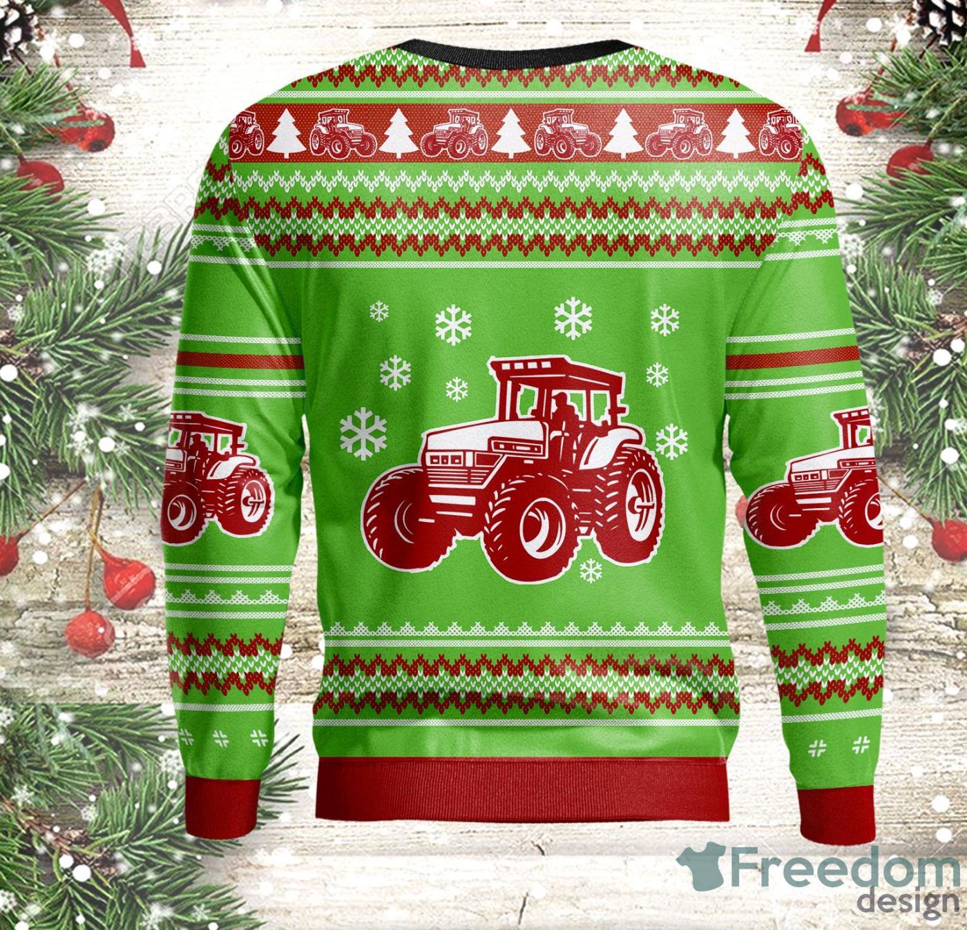 Tractor christmas sweater sale