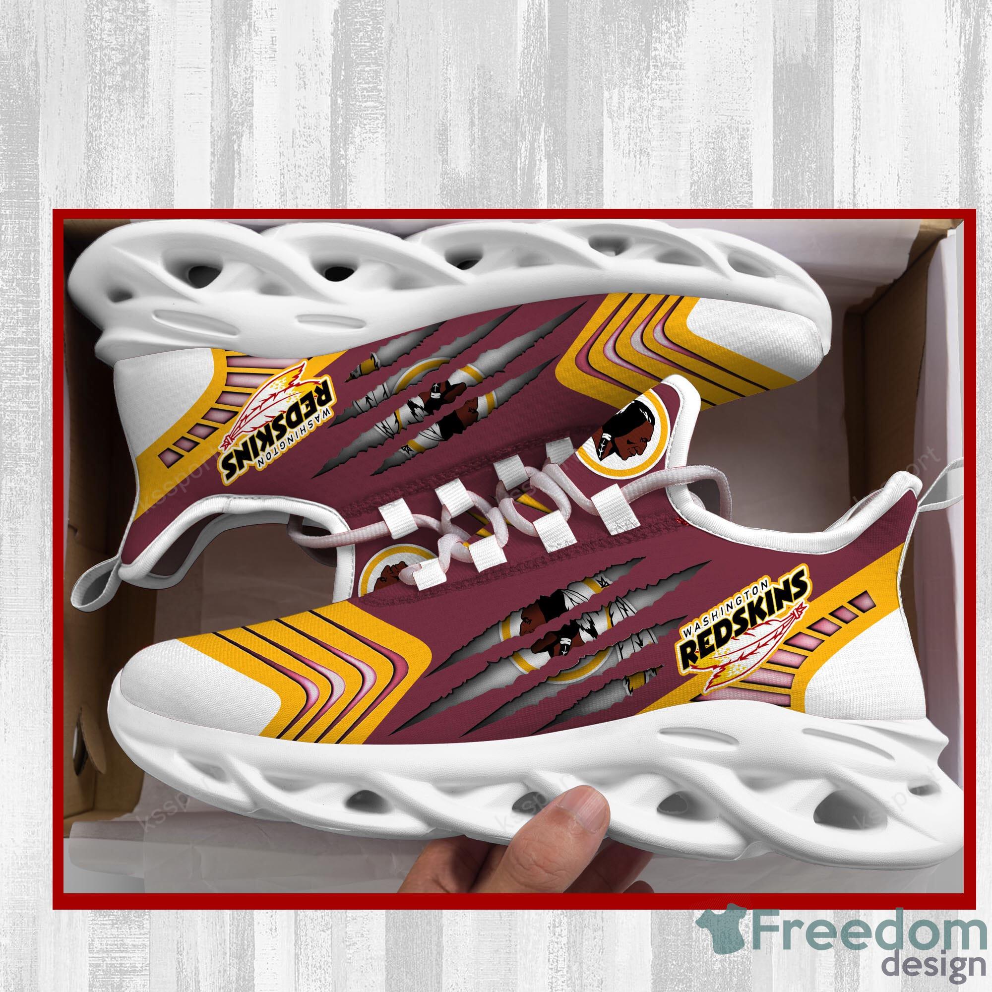 Washington Commanders Sport Sneakers NFL Max Soul Shoes - Freedomdesign