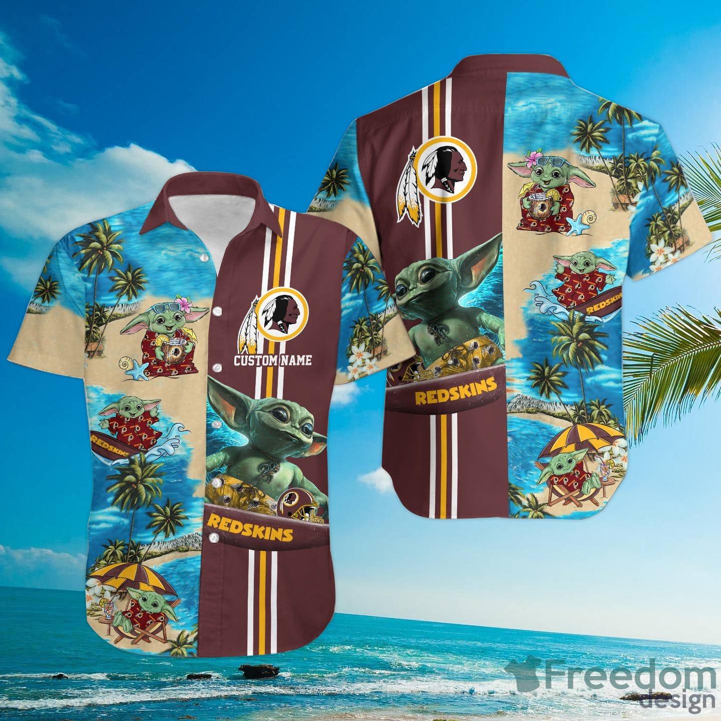 Redskins Nfl Baby Yoda Star Wars Hawaiian Shirt - Best Seller