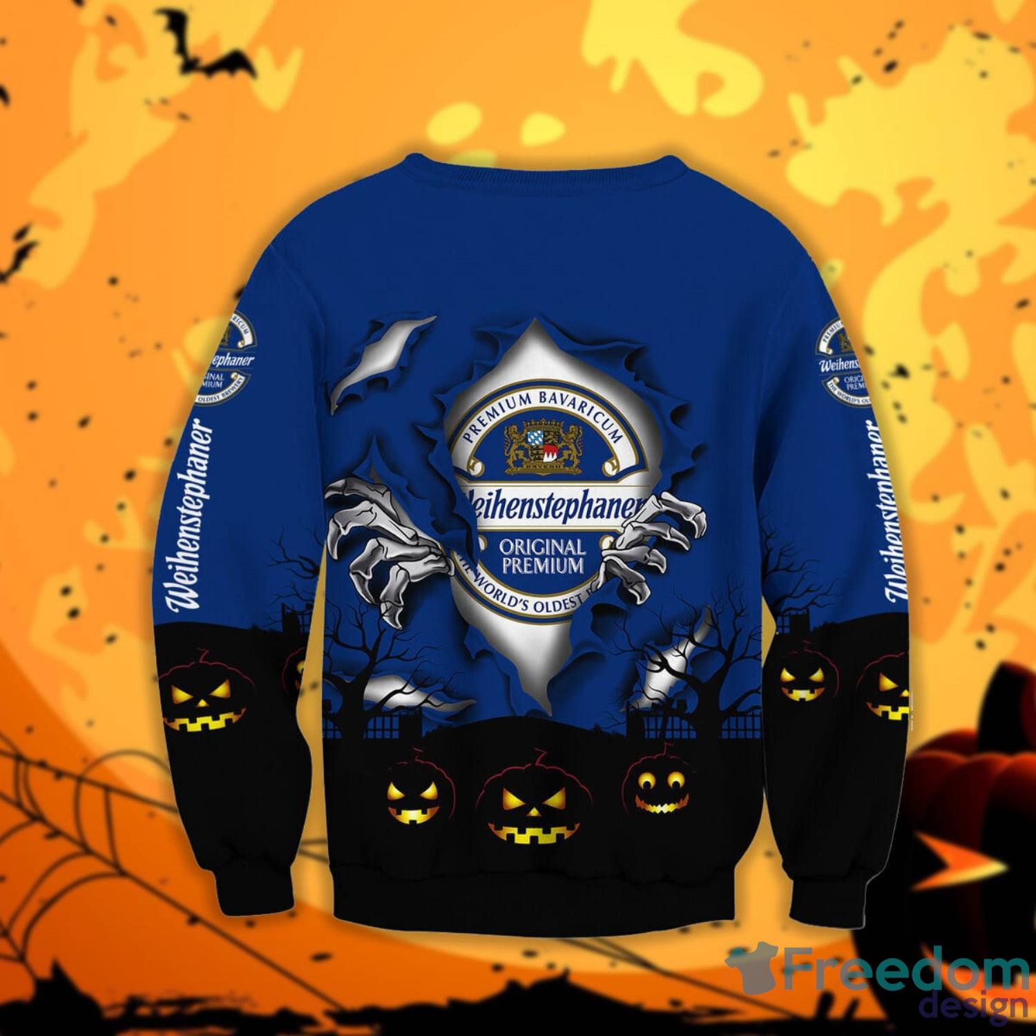 Weihenstephaner Beer Scary Night Halloween Gift Sweatshirt Product Photo 2