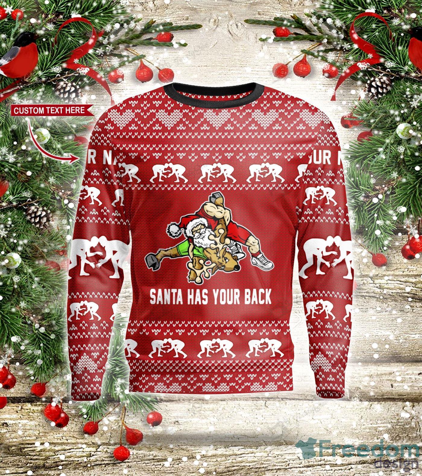 Indianapolis Colts Christmas Big Reindeer Pattern Christmas Gift 3D Ugly  Christmas Sweater - Banantees