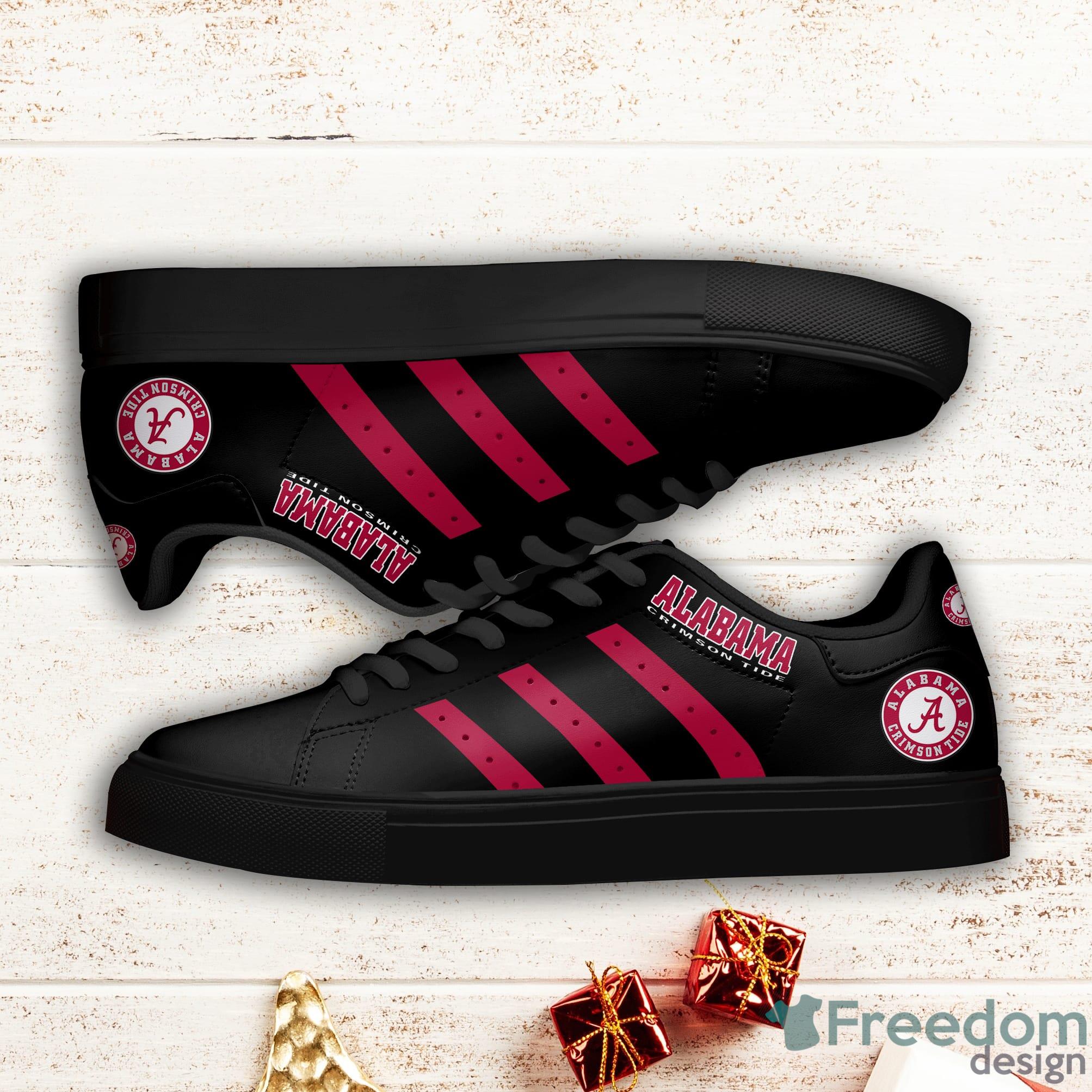 Alabama Crimson Tide Stan Smith Low Top Skate Shoes Product Photo 2