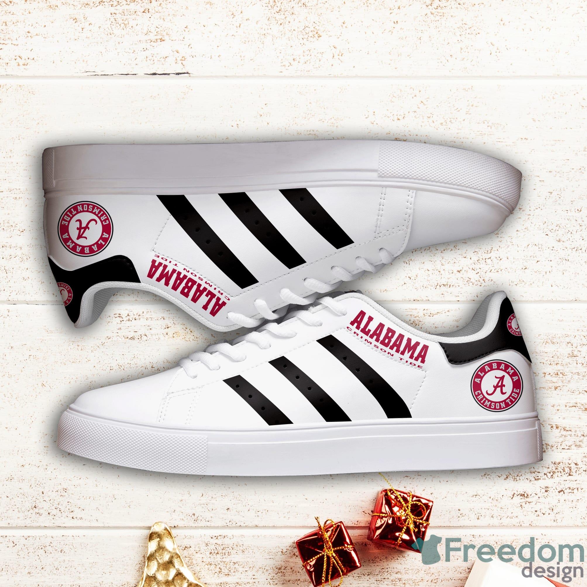 Alabama Crimson Tide Stan Smith White Low Top Skate Shoes Product Photo 1 Alabama Crimson Tide Stan Smith White Low Top Skate Shoes Product Photo 1