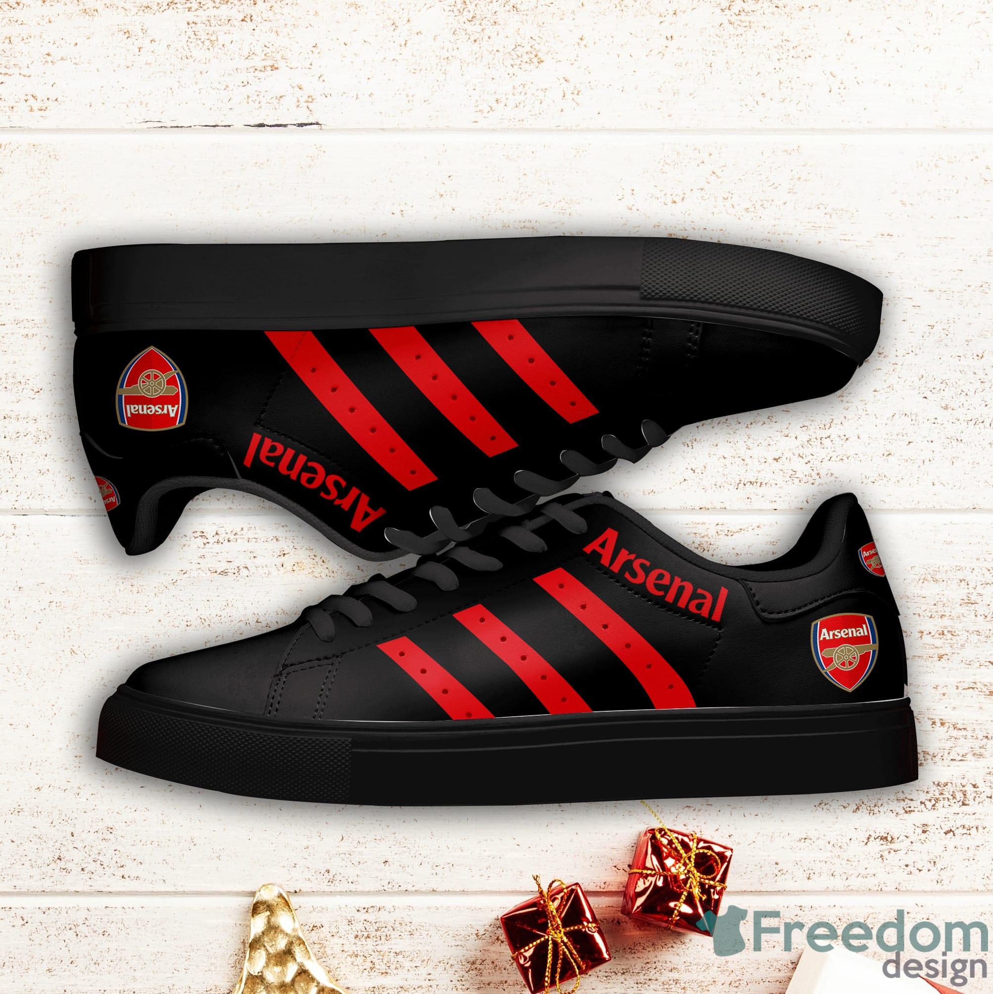 Arsenal Stan Smith Low Top Skate Shoes Product Photo 2
