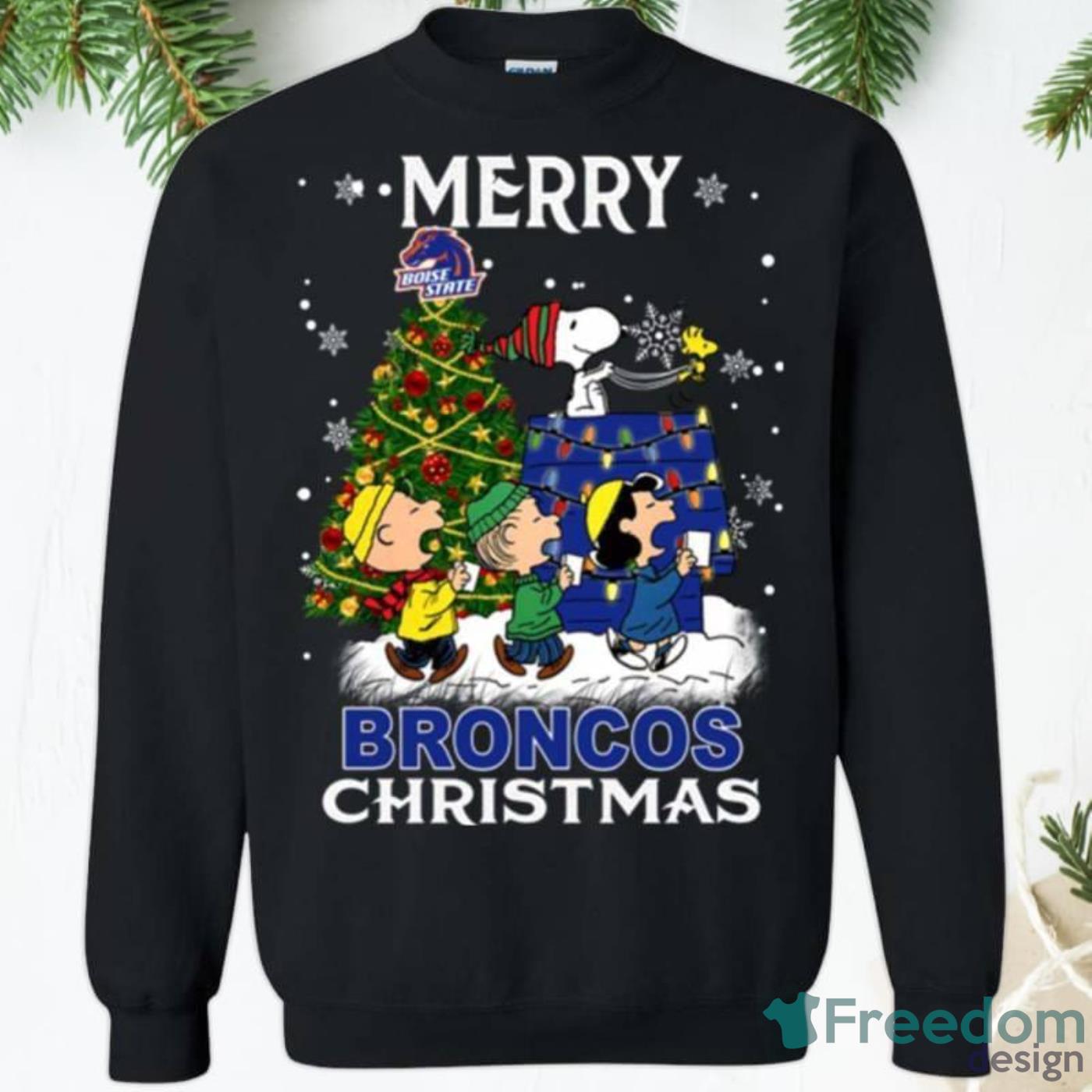 Boise State Broncos Snoopy And Friends Merry Christmas Funny Gift