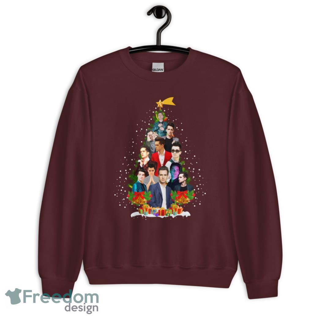 Brendon Urie Christmas Tree Sweater - 2-G185 Crewneck Sweatshirt-2
