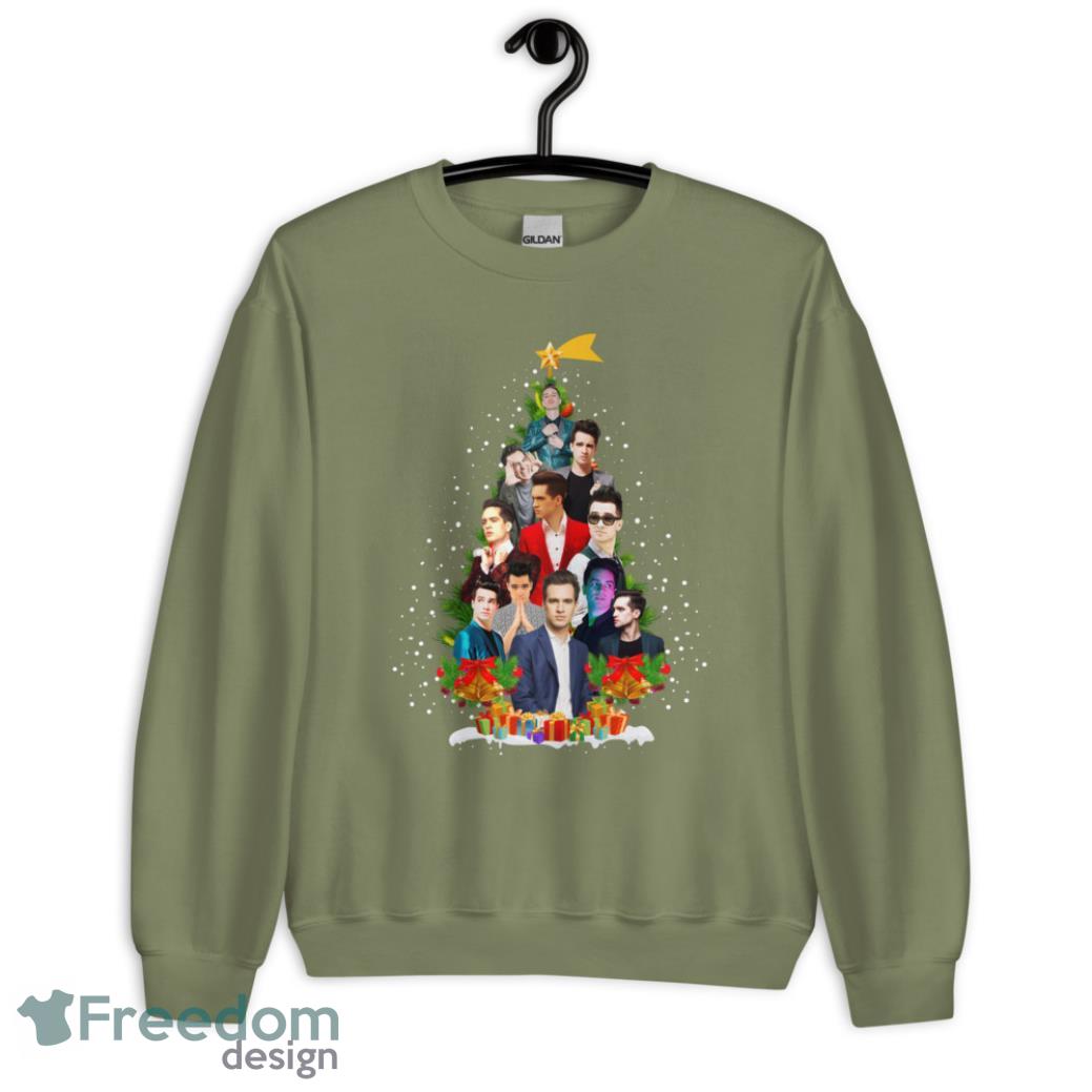 Brendon Urie Christmas Tree Sweater - 3-G185 Crewneck Sweatshirt-3 Brendon Urie Christmas Tree Sweater - 3-G185 Crewneck Sweatshirt-3
