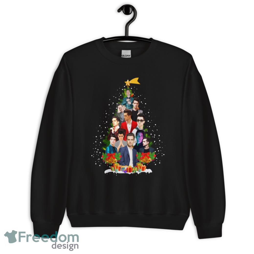 Brendon Urie Christmas Tree Sweater - 4-G185 Crewneck Sweatshirt Brendon Urie Christmas Tree Sweater - 4-G185 Crewneck Sweatshirt