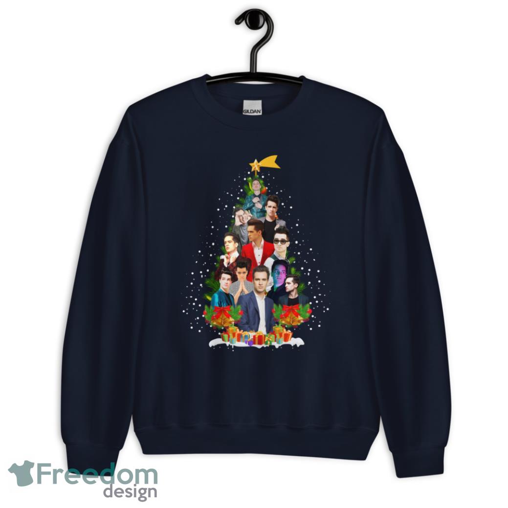 Brendon Urie Christmas Tree Sweater - 1-G185 Crewneck Sweatshirt-1