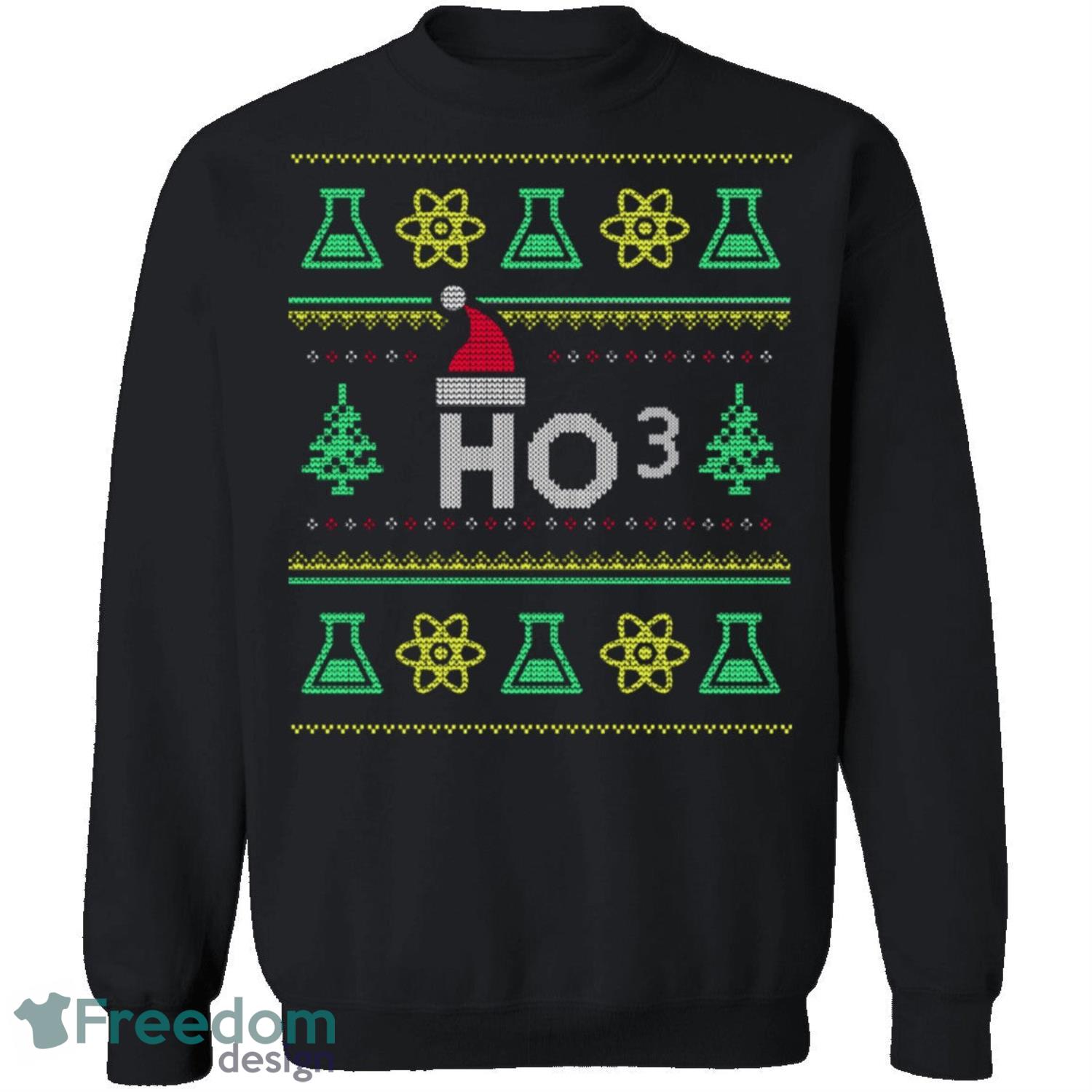 Chemistry Knitting Pattern Ugly Christmas Sweatshirt - chemistry-knitting-pattern-ugly-christmas-sweatshirt-1