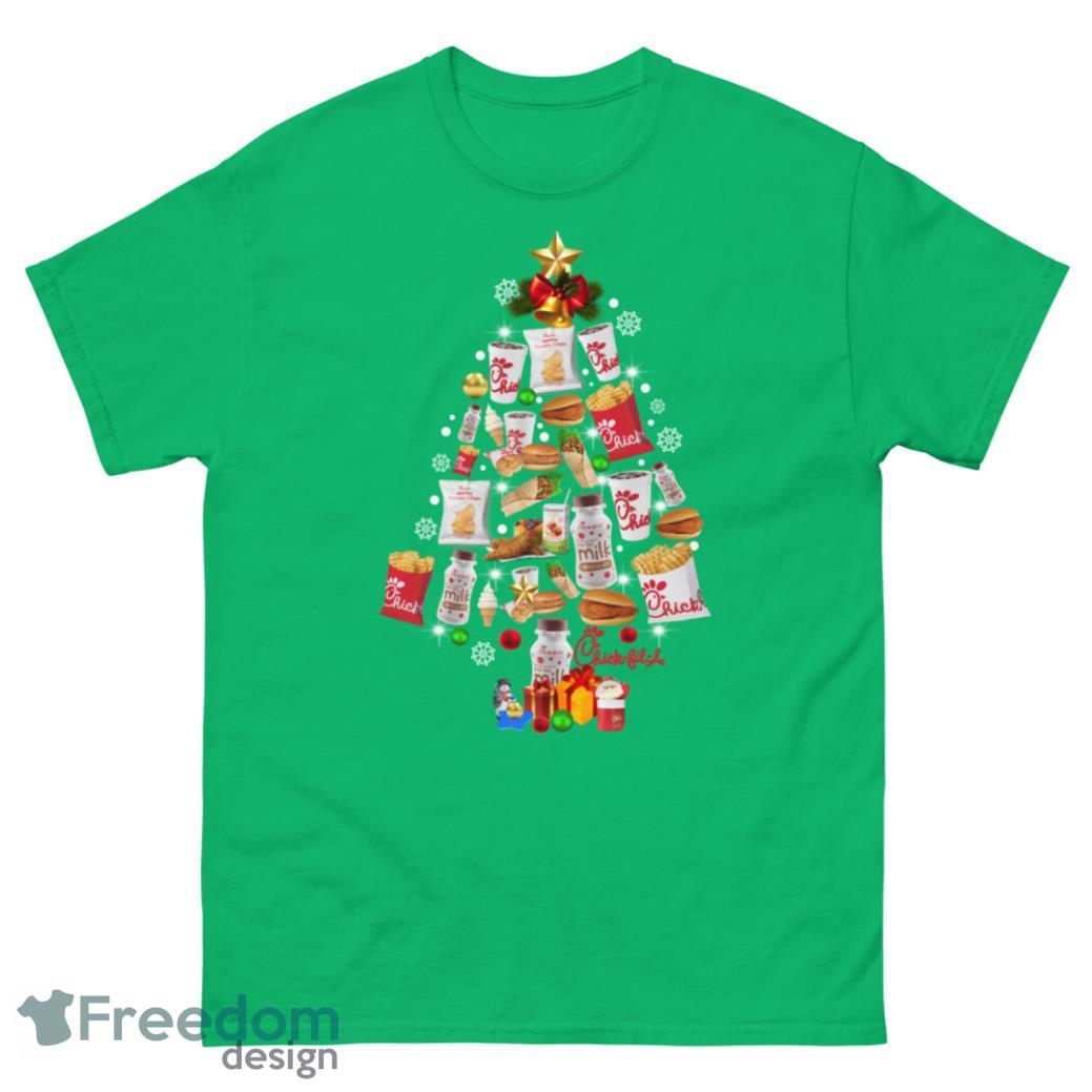 Chick Fil A Christmas Tree Sweatshirt - Unisex Classic T-Shirt-2 Chick Fil A Christmas Tree Sweatshirt - Unisex Classic T-Shirt-2