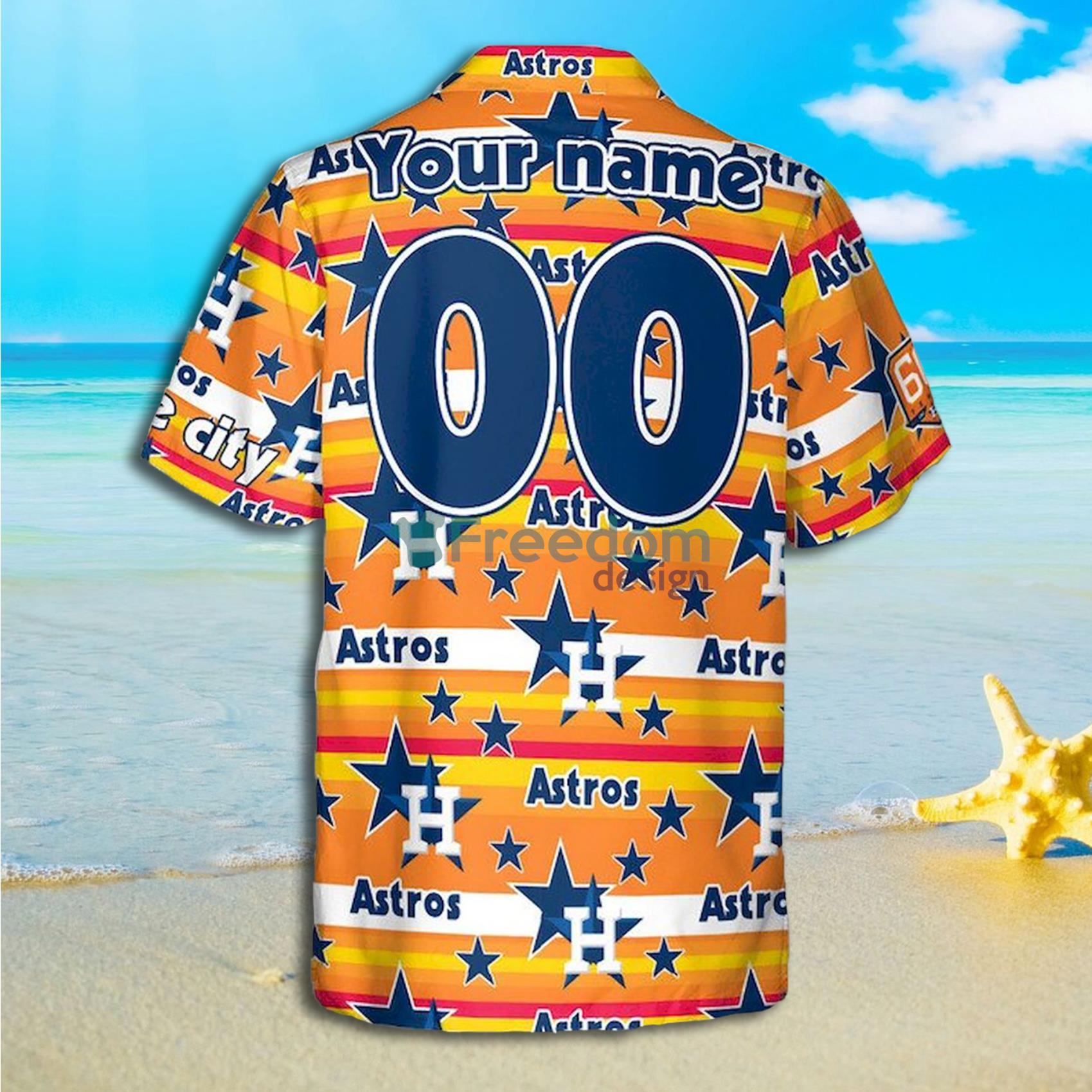 Astros Hawaiian Shirt Star Rainbow Custom Name Number Houston Astros Gift -  Personalized Gifts: Family, Sports, Occasions, Trending